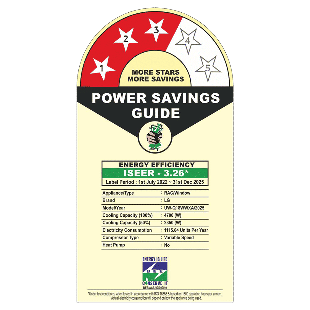 LG 4 in 1 Convertible 1.5 Ton 3 Star Dual Inverter Window AC with Ocean Black Protection (2025 Model, Copper Condenser, 18WWXA.ASLG)_2