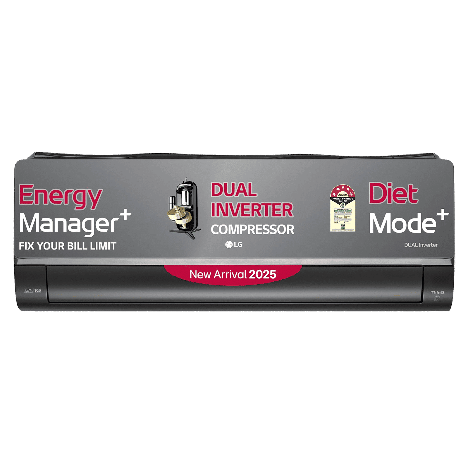 LG 6 in 1 Convertible 1.5 Ton 5 Star Dual Inverter Split AC with 6 Step Fan Speed (2025 Model, Copper Condenser, US-Q19MWZE.ANLG)_1