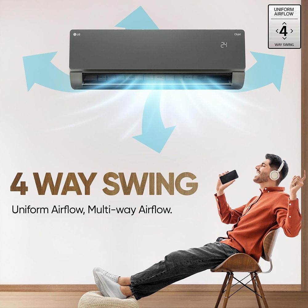 LG 6 in 1 Convertible 1.5 Ton 5 Star Dual Inverter Split AC with 6 Step Fan Speed (2025 Model, Copper Condenser, US-Q19MWZE.ANLG)_10