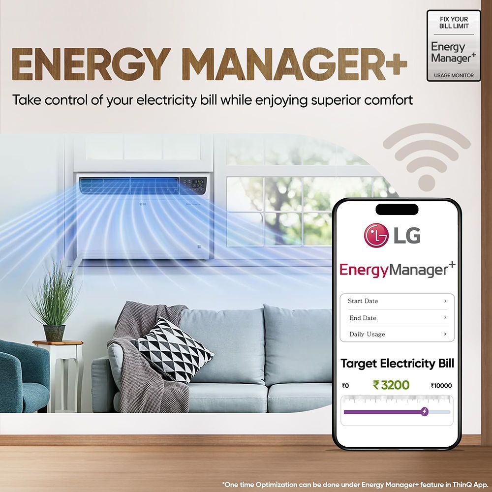 LG 4 in 1 Convertible 2 Ton 4 Star Dual Inverter Window AC with Ocean Black Protection (2025 Model, Copper Condenser, 24WWYA.ASLG)_18