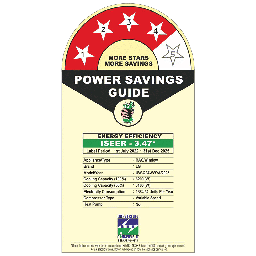 LG 4 in 1 Convertible 2 Ton 4 Star Dual Inverter Window AC with Ocean Black Protection (2025 Model, Copper Condenser, 24WWYA.ASLG) LG 4 in 1 Convertible 2 Ton 4 Star Dual Inverter Window AC with Ocean Black Protection (2025 Model, Copper Condenser, 24WWYA.ASLG)_2