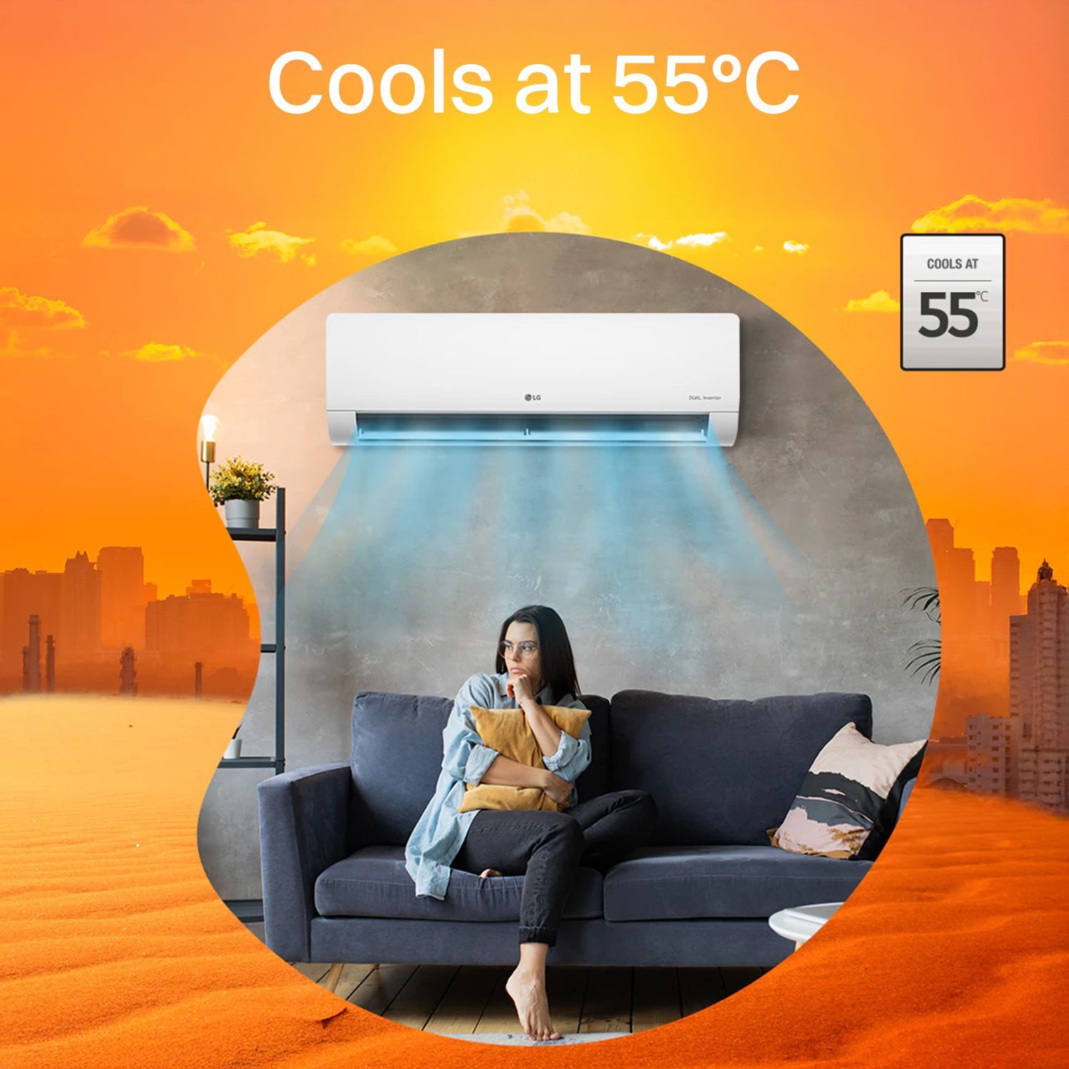 LG 6 in 1 Convertible 1.5 Ton 3 Star Dual Inverter Split AC with 6 Step Fan Speed (2025 Model, Copper Condenser, US-Q19XNXE.ANLG) LG 6 in 1 Convertible 1.5 Ton 3 Star Dual Inverter Split AC with 6 Step Fan Speed (2025 Model, Copper Condenser, US-Q19XNXE.ANLG)_15