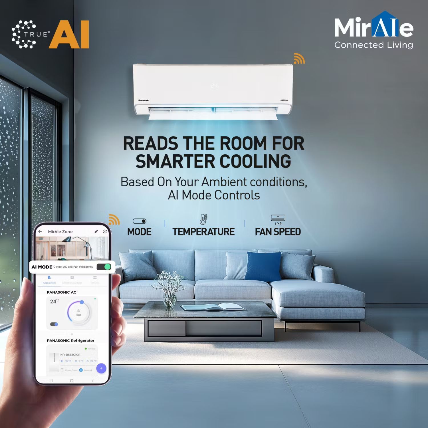 Panasonic EU 7 in 1 Convertible 1 Ton 3 Star Inverter Split Smart AC with Voice Assistant (2025 Model, Copper Condenser, CS/CU-EU12BKY3FM)_16