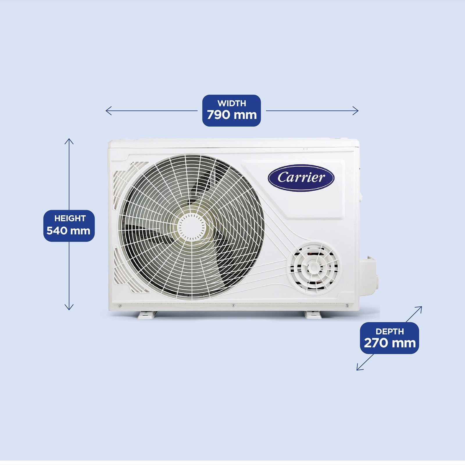 Carrier XCEL EDGE Fxi 6 in 1 Convertible 1 Ton 5 Star Inverter Split AC with PM 2.5 Micron Filter (Copper Condenser, CAI12CE5R35F0)_9