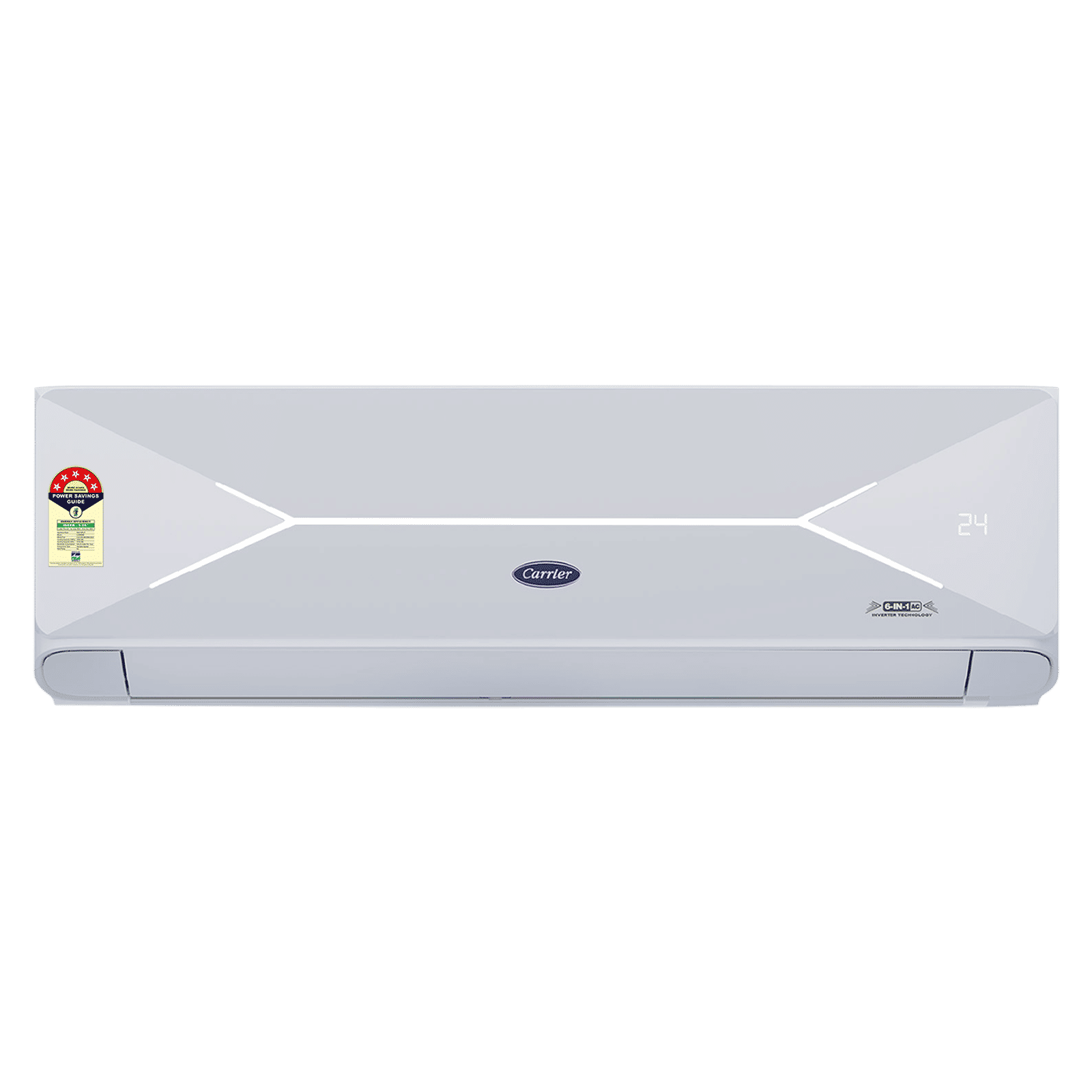 Carrier XPERT LUMO Fxi 6 in 1 Convertible 1 Ton 5 Star Inverter Split Smart AC with Wi-Fi Supported (Copper Condenser, CAI12PL5R35W0)_1