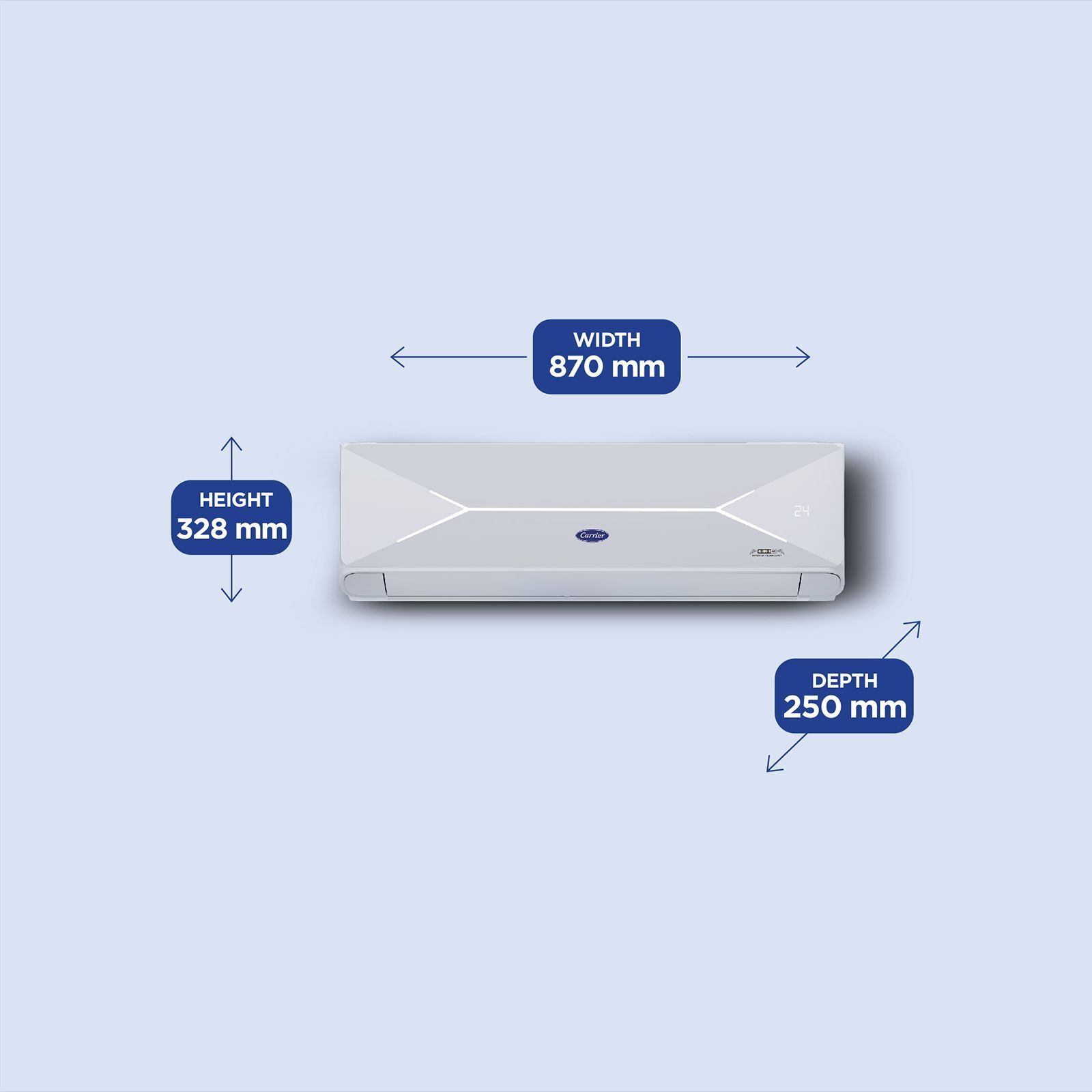 Carrier XPERT LUMO Fxi 6 in 1 Convertible 1.5 Ton 5 Star Inverter Split Smart AC with Wi-Fi Supported (Copper Condenser, CAI20PL5R35W0) Carrier XPERT LUMO Fxi 6 in 1 Convertible 1.5 Ton 5 Star Inverter Split Smart AC with Wi-Fi Supported (Copper Condenser, CAI20PL5R35W0)_5