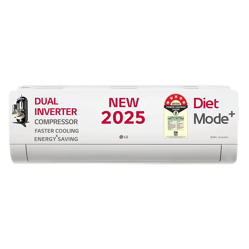 LG 6 in 1 Convertible 1.5 Ton 5 Star Dual Inverter Split AC with 6 Step Fan Speed (2025 Model, Copper Condenser, US-Q19HNZE.ANLG)_1