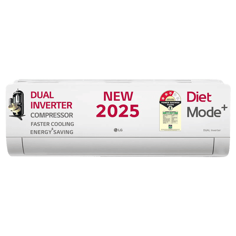 LG 6 in 1 Convertible 1.5 Ton 3 Star Dual Inverter Split AC with 6 Step Fan Speed (2025 Model, Copper Condenser, US-Q18RNXE.AMLG)_1