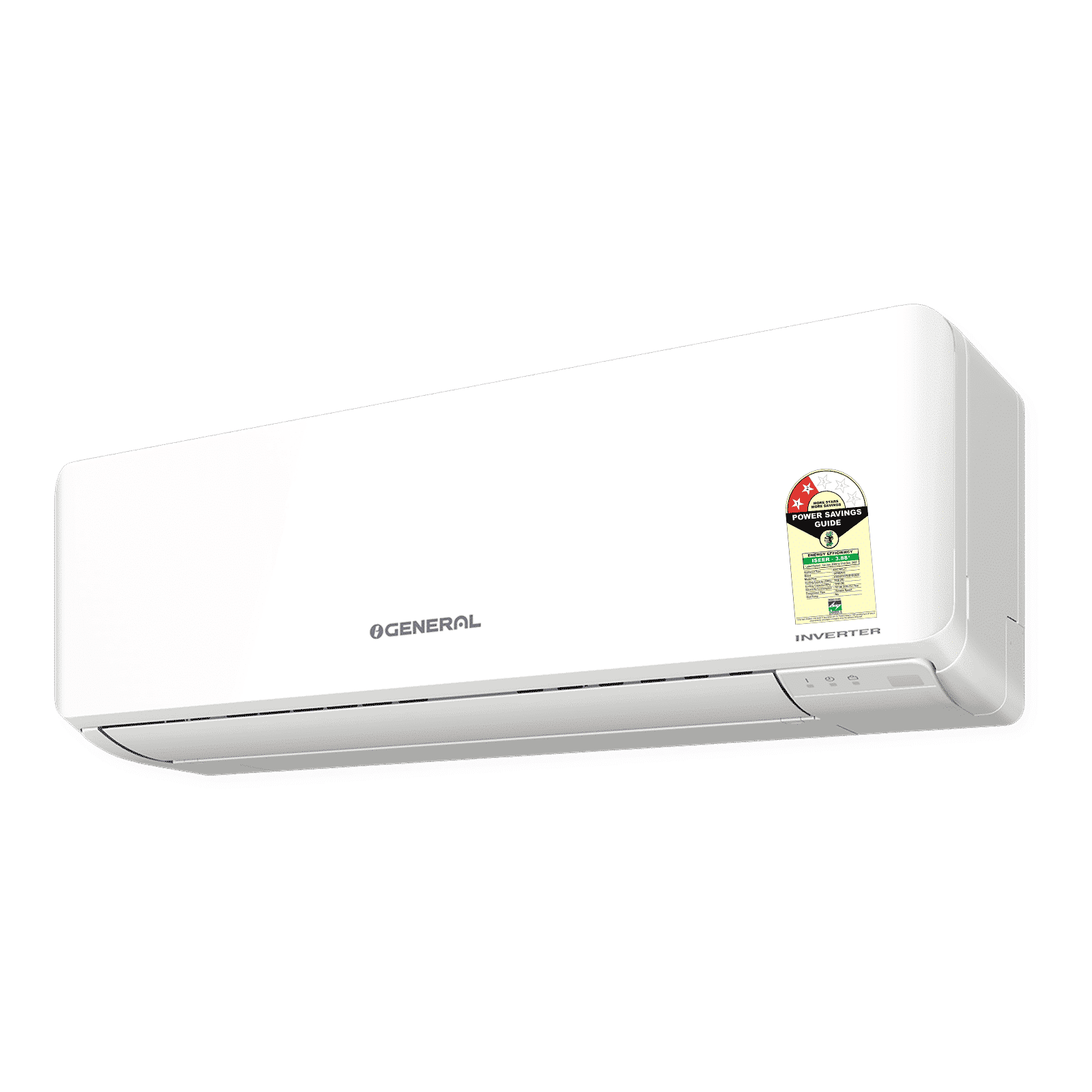 O GENERAL Advanced Hyper Tropical 1 Ton 2 Star Inverter Split AC (Copper Condenser, ASGG12CPAB-B)_1