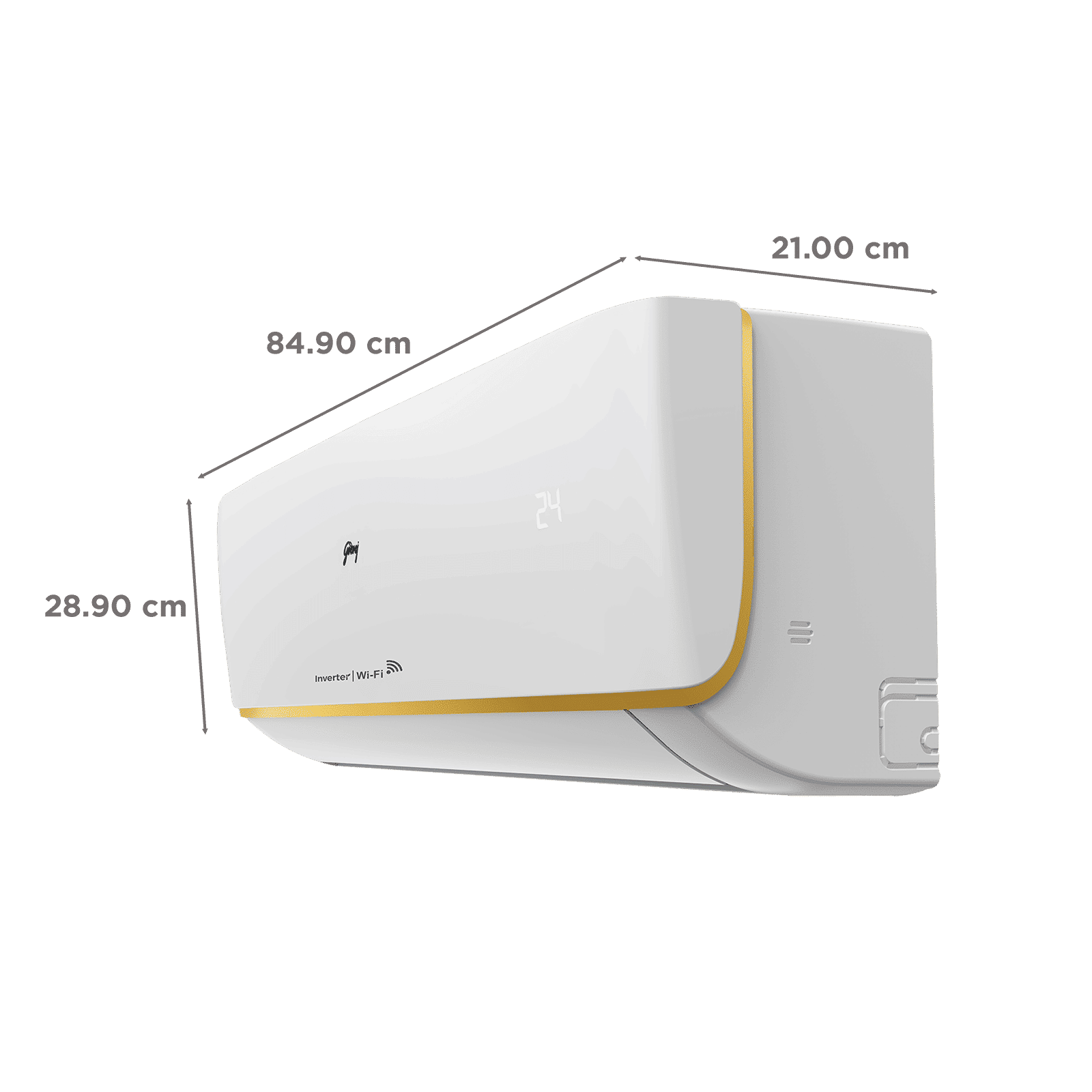 Godrej SIC 12TTC3 GYQ IOT 5 in 1 Convertible 1 Ton 3 Star Inverter Split Smart AC with Voice Assistance (Copper Condenser, 40101701SD01510)_3