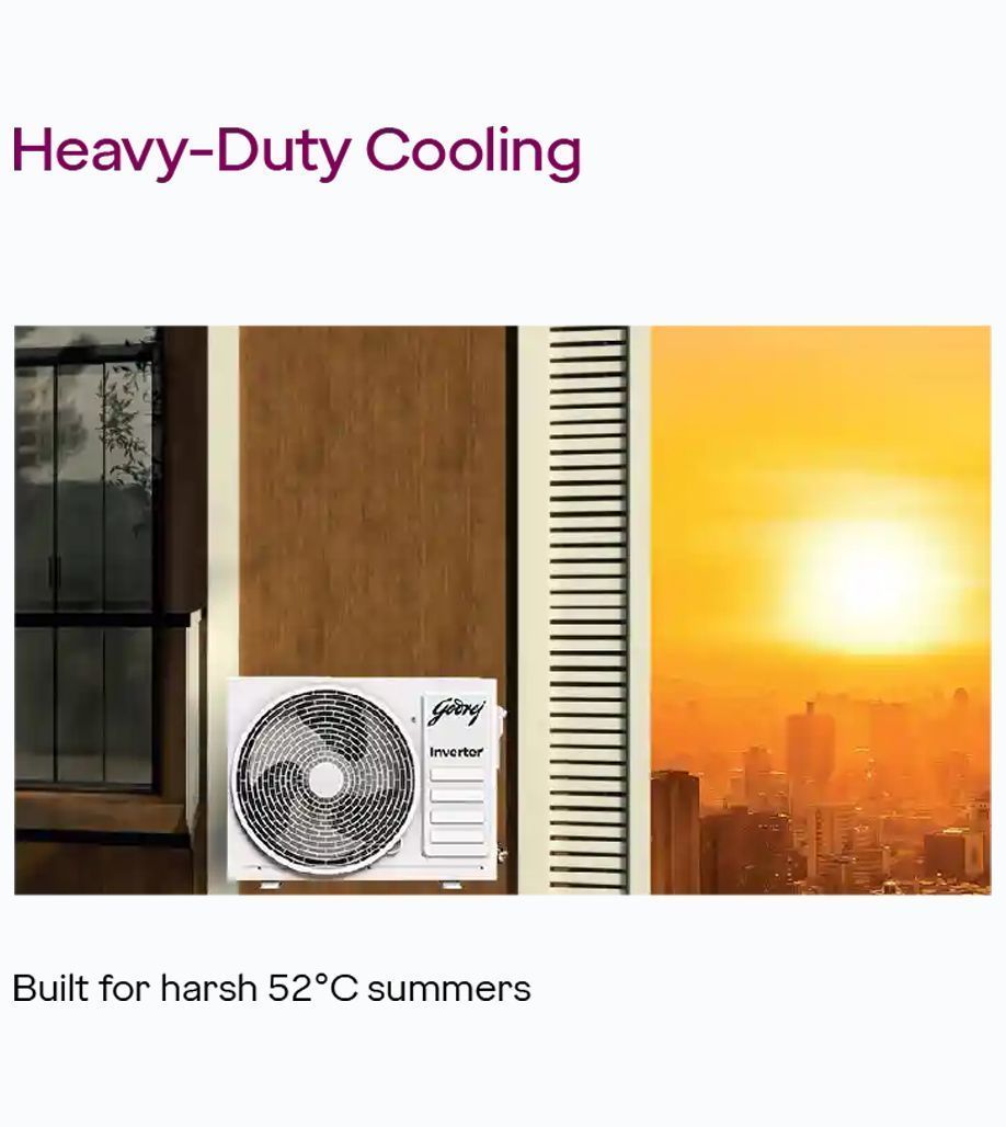 Godrej Eon Vogue 5 in 1 Convertible 1.5 Ton 3 Star Inverter Split AC with i-Sense Technology (Copper Condenser, SIC 18VTC3 WYB TK)_11