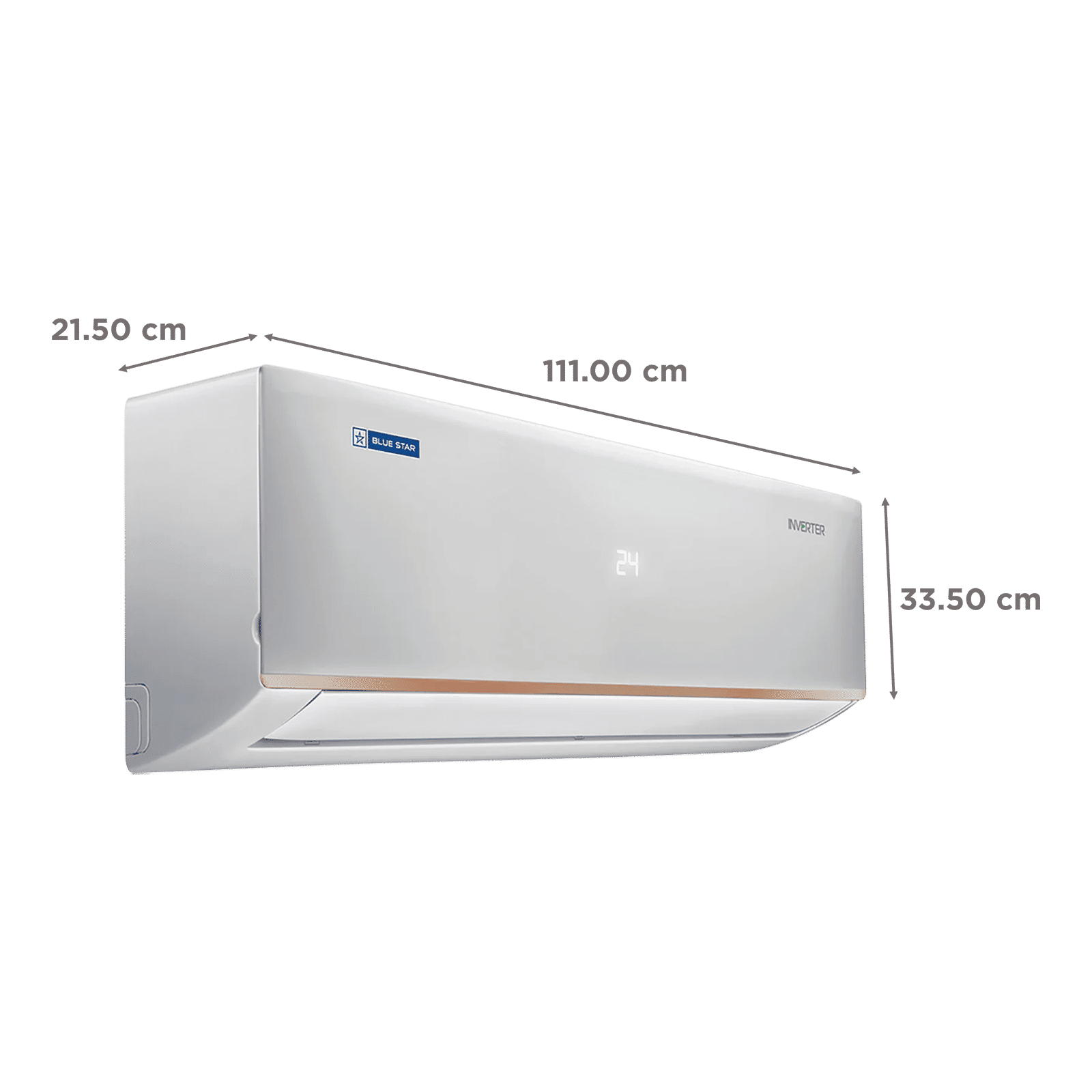 Blue Star D Series 5 in 1 Convertible 2 Ton 3 Star Hot & Cold Inverter Split AC with PM 2.5 Filter (2025 Model, Copper Condenser, IC324DNUHC)_4