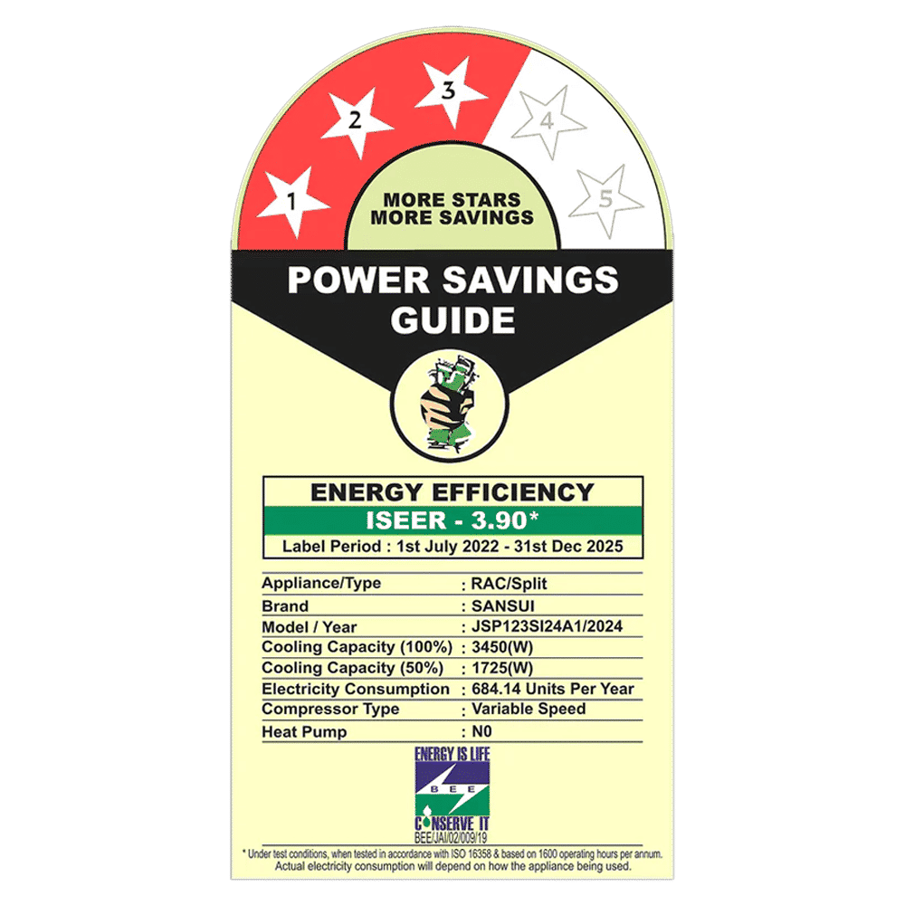 SANSUI Arctic Pro 5 in 1 Convertible 1 Ton 3 Star Inverter Split AC with Anti Virus Protection (Copper Condenser, JSP123SI24A1)_3