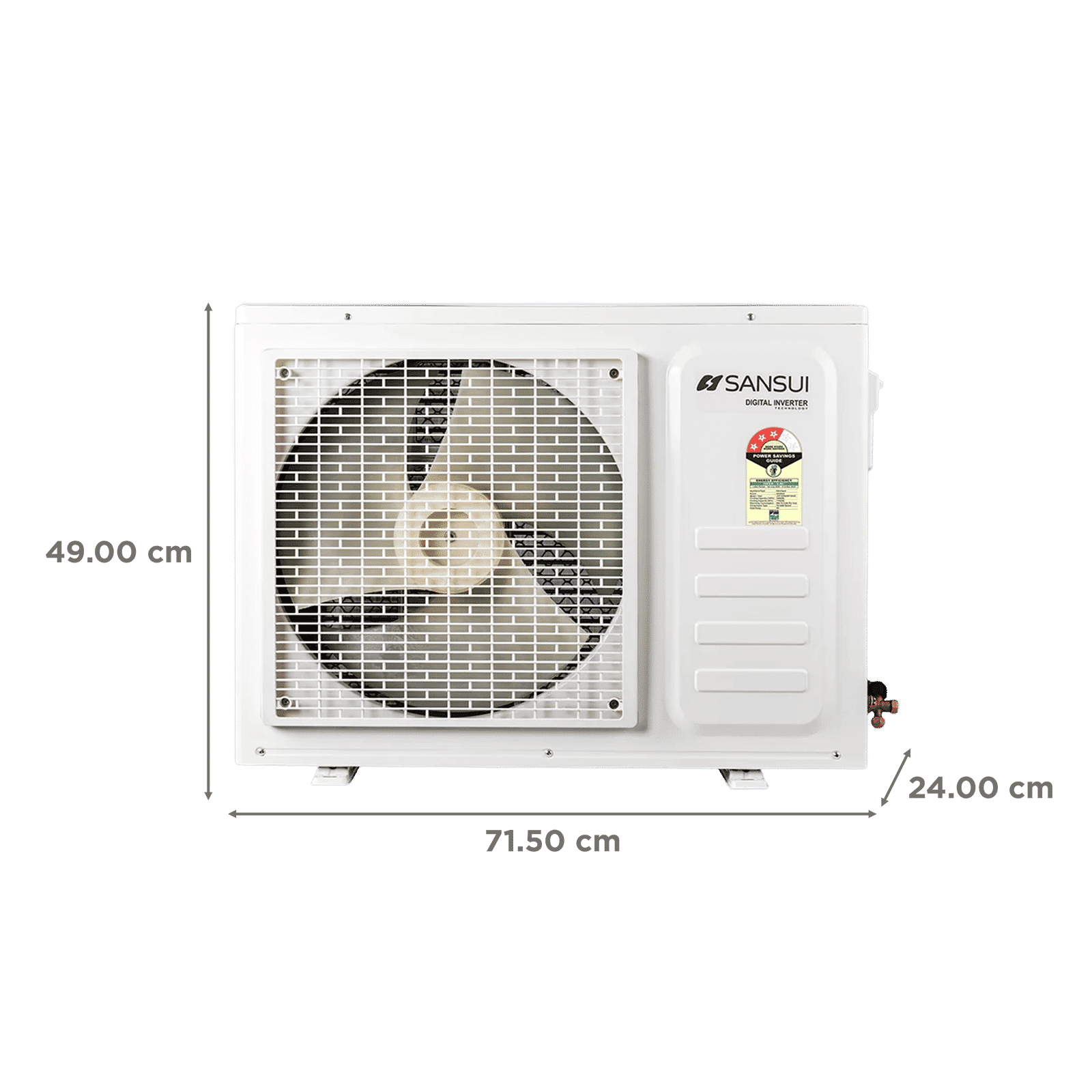 SANSUI Arctic Pro 5 in 1 Convertible 1 Ton 3 Star Inverter Split AC with Anti Virus Protection (Copper Condenser, JSP123SI24A1)_5