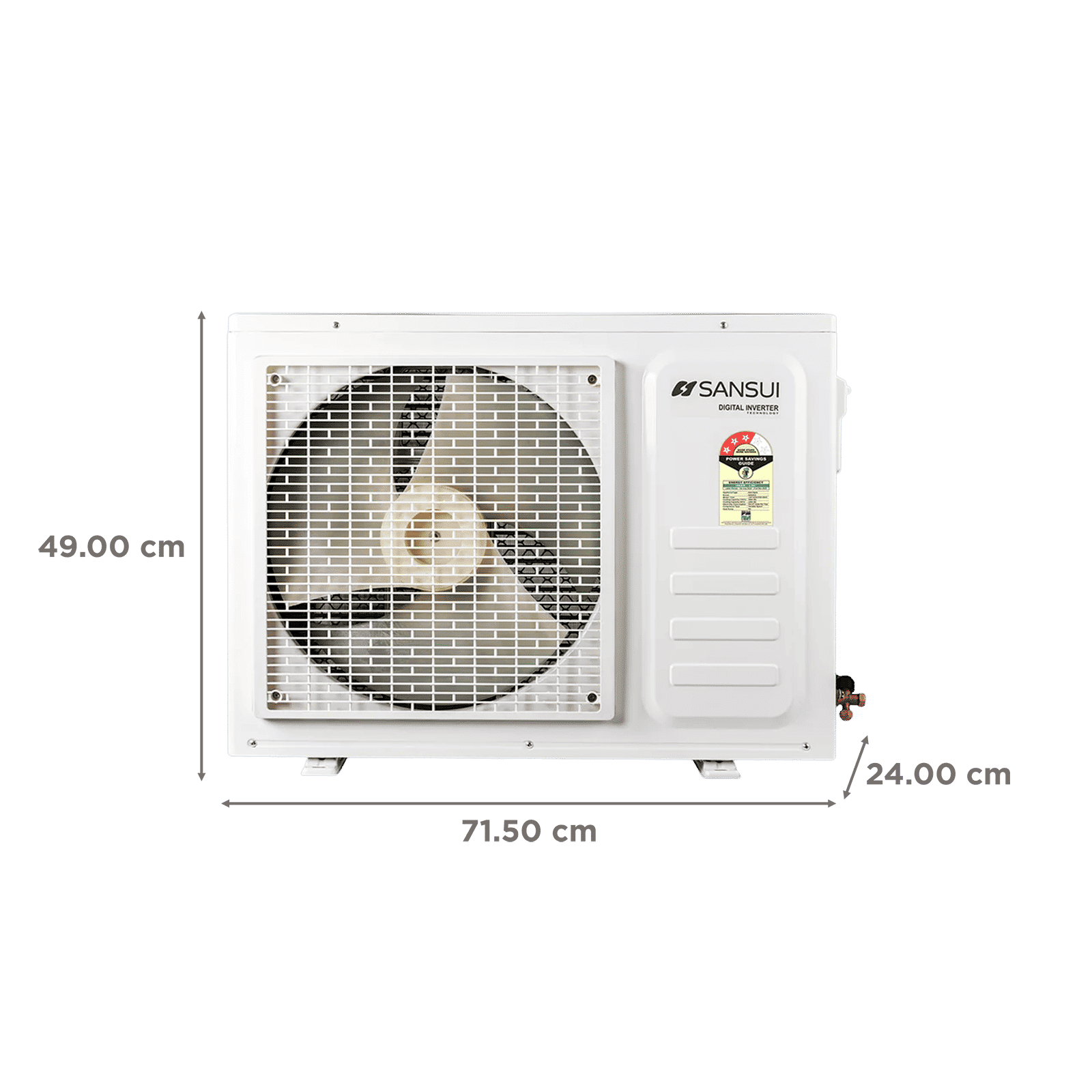 SANSUI Arctic Pro 5 in 1 Convertible 1.4 Ton 3 Star Inverter Split AC with Anti Virus Protection (Copper Condenser, JSP183SICFB1)_5