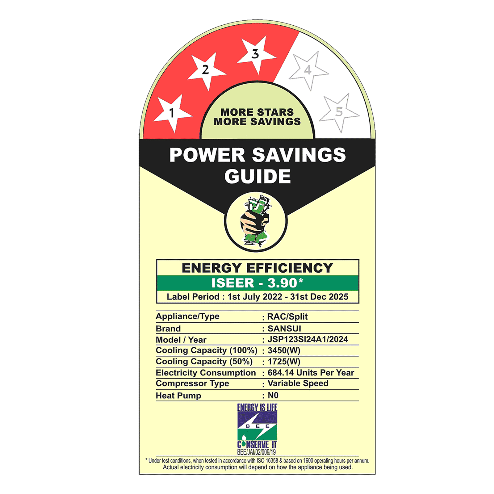 SANSUI INV/AC 1T ATP JSP123SI24A1 3SI_2