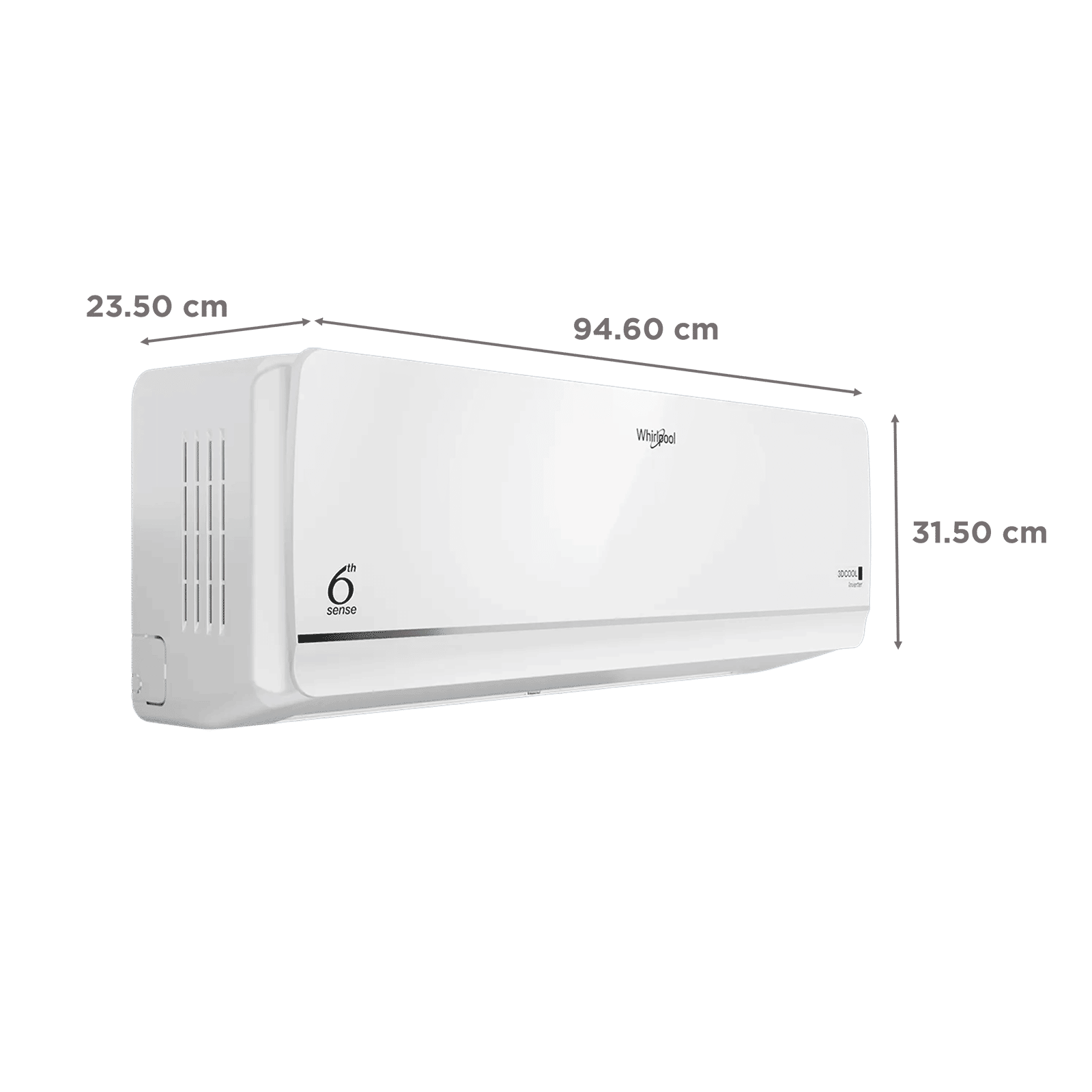 Whirlpool 3DCool 5 in 1 Convertible 1.5 Ton 3 Star Inverter Split AC with 6th Sense Technology (2025 Model, Copper Condenser, 41484) Whirlpool 3DCool 5 in 1 Convertible 1.5 Ton 3 Star Inverter Split AC with 6th Sense Technology (2025 Model, Copper Condenser, 41484)_4
