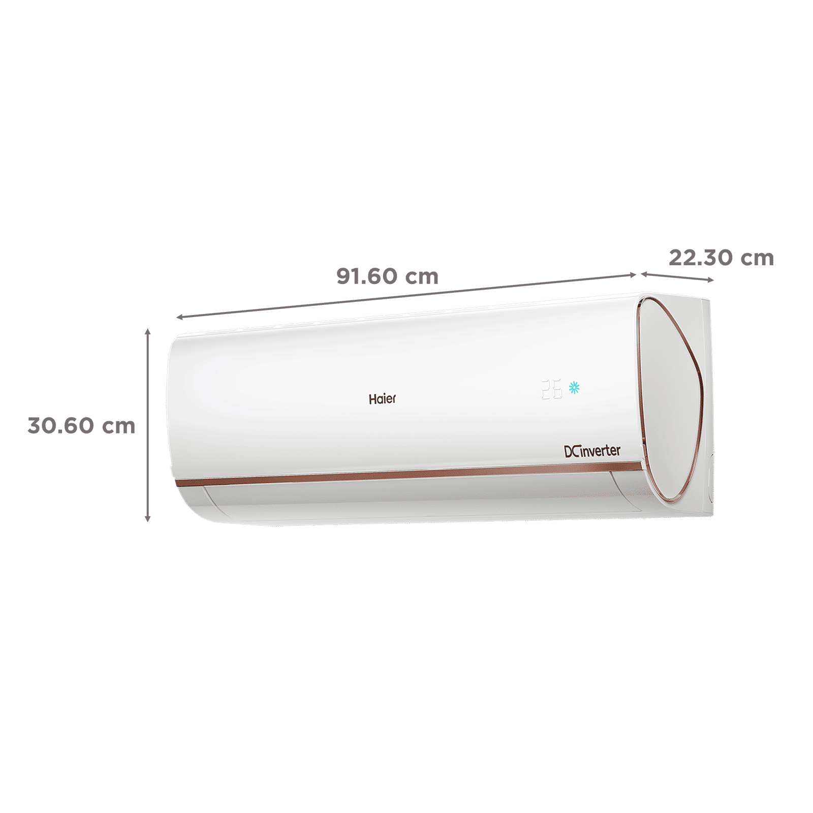 Haier Kinouchi 7 in 1 Convertible 1.5 Ton 3 Star Triple Inverter Split Smart AC with Voice Control (Copper Condenser, HSU18K-PYAIR3BN-INV) _4