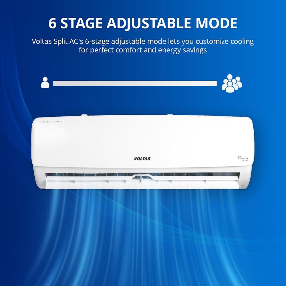 VOLTAS 183 Vectra Elegant 1.5 Ton 3 Star Inverter Split AC (Copper Condenser, Anti-Dust Filter, 4503470)_6