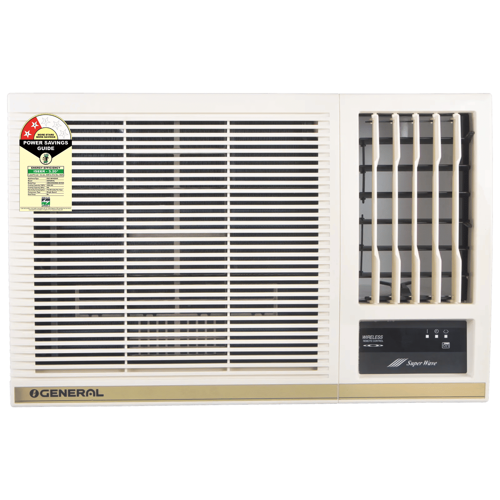 O GENERAL Hyper Tropical 0.84 Ton 2 Star Window AC (Copper Condenser, AMGB09BBWA-B)_1