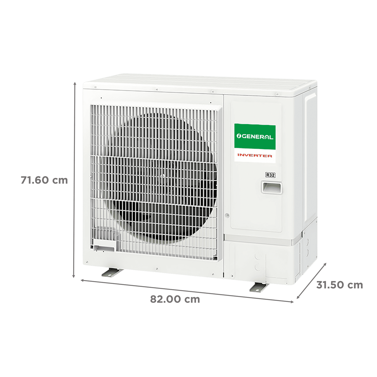 O GENERAL Advanced Hyper Tropical 2.5 Ton 4 Star Inverter Split AC (Copper Condenser, PM 2.5 Filter, ASGG30CETB-B)_5