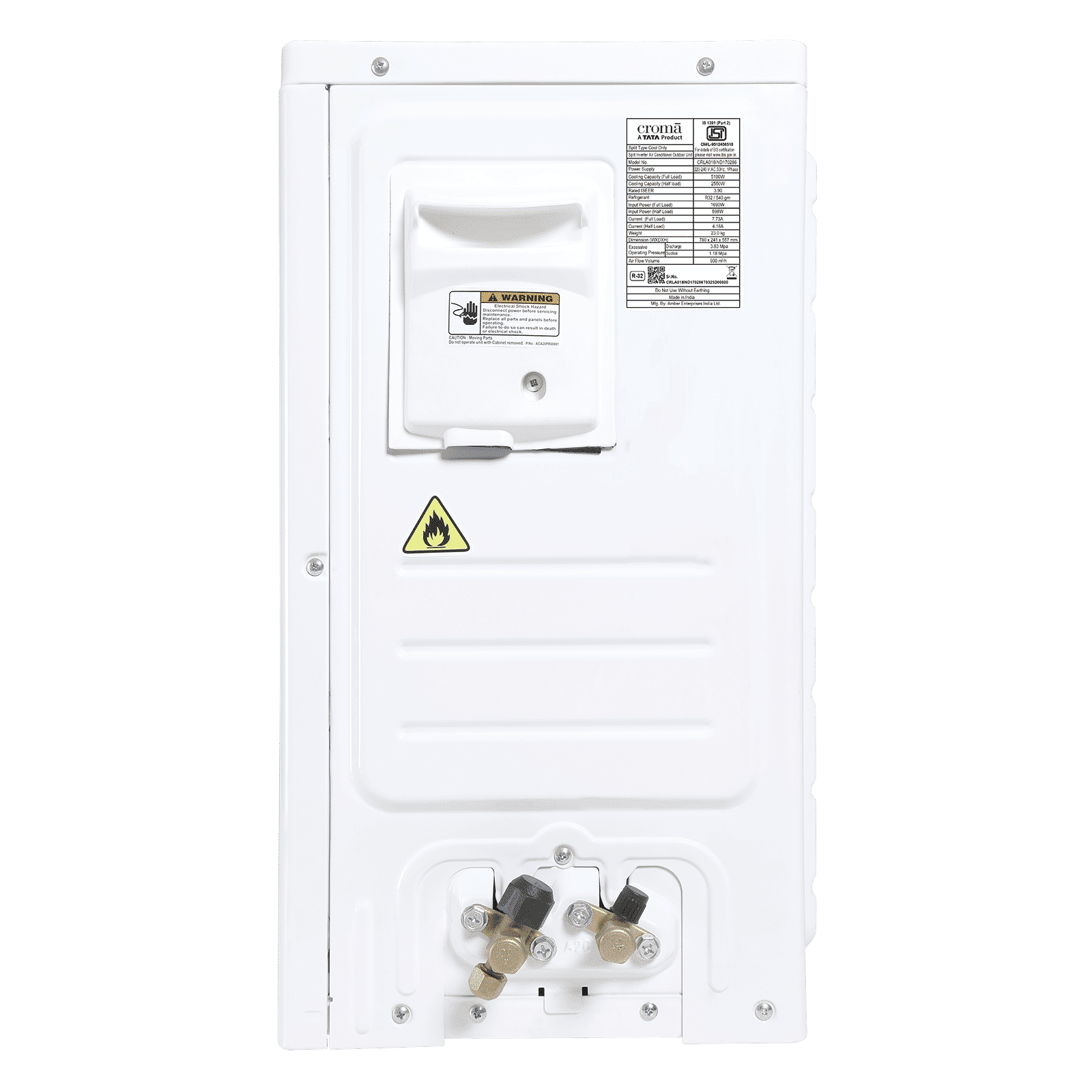Croma 7 in 1 Convertible 1.5 Ton 3 Star Inverter Split AC with Temperature Sensor (2025 Model, Copper Condenser, CRLA018IND170286) Croma 7 in 1 Convertible 1.5 Ton 3 Star Inverter Split AC with Temperature Sensor (2025 Model, Copper Condenser, CRLA018IND170286)_13