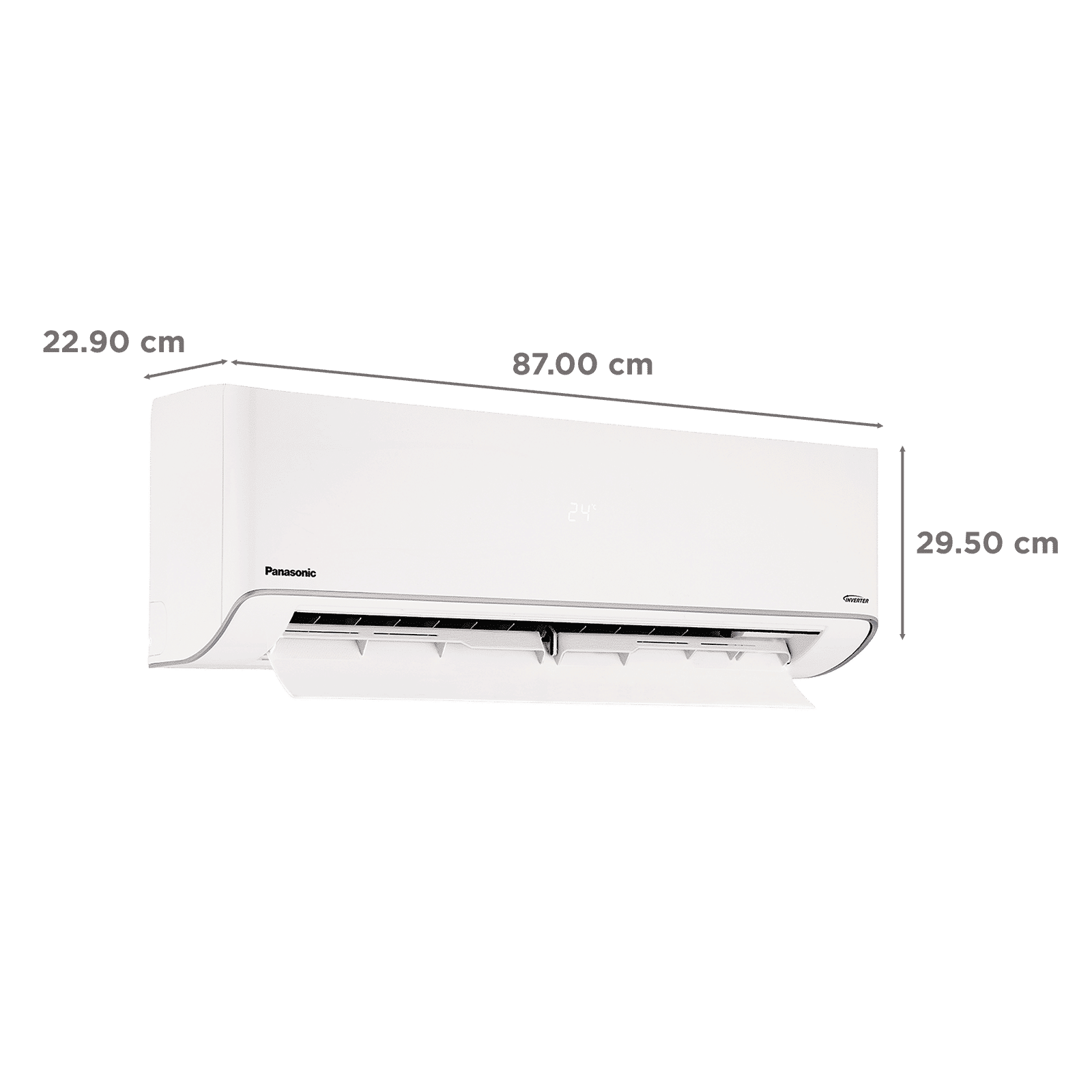 Panasonic EZ 7 in 1 Convertible 1 Ton 3 Star Hot & Cold Inverter Split AC with Crystal Clean (Copper Condenser, CS/CU-EZ12BKYF)_3