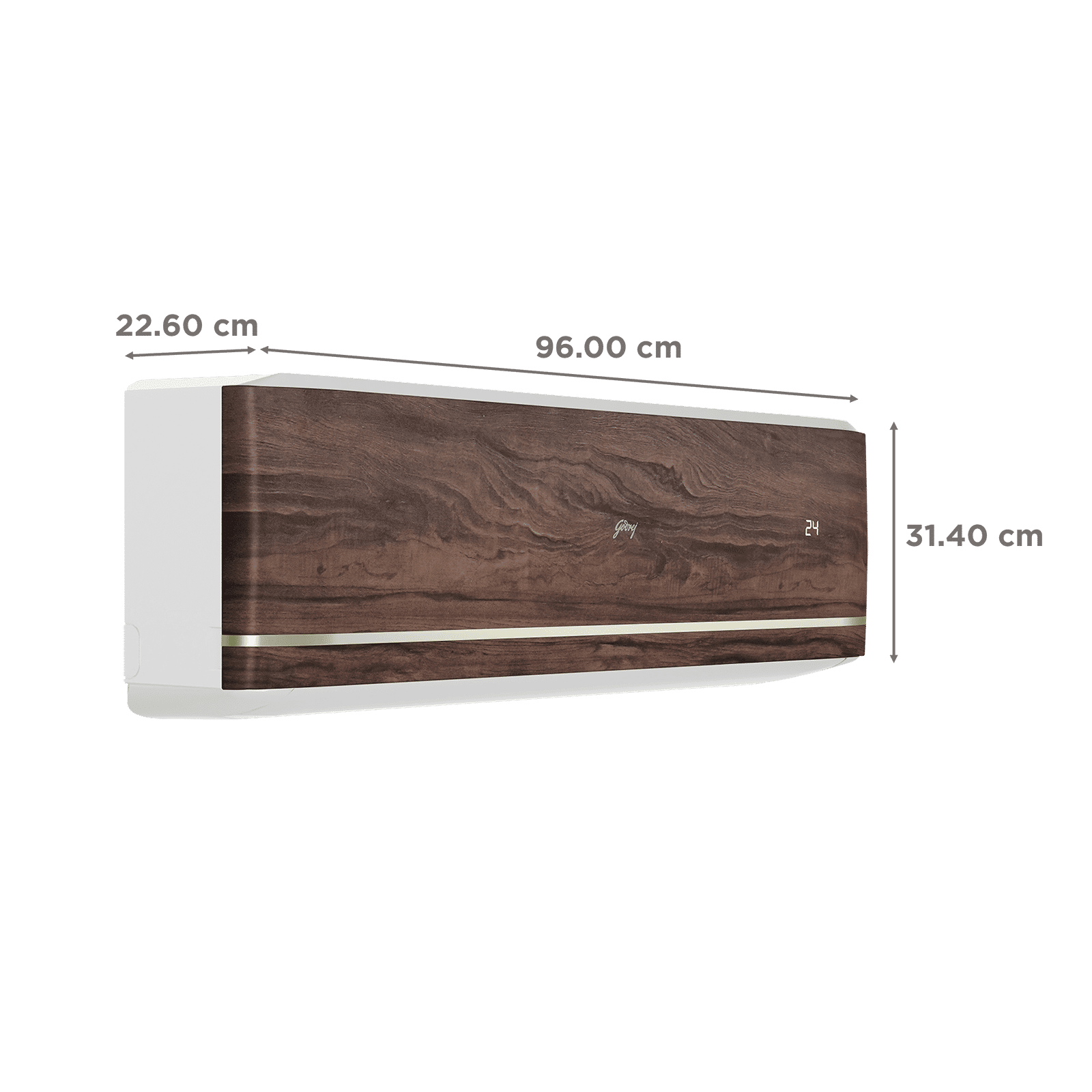 Godrej Vogue Wood SIC 18VTC5 GZP MG Convertible 1.5 Ton 5 Star Inverter Split AC with I-Sense Technology (Copper Condenser, 40101701SD01556) Godrej Vogue Wood SIC 18VTC5 GZP MG Convertible 1.5 Ton 5 Star Inverter Split AC with I-Sense Technology (Copper Condenser, 40101701SD01556)_4