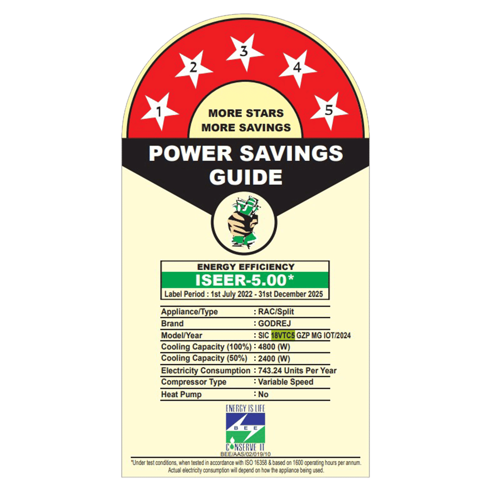 Godrej Vogue Wood SIC 18VTC5 GZP MG IOT Convertible 1.5 Ton 5 Star Inverter Split Smart AC with App Control (Copper Condenser, 40101701SD01554) Godrej Vogue Wood SIC 18VTC5 GZP MG IOT Convertible 1.5 Ton 5 Star Inverter Split Smart AC with App Control (Copper Condenser, 40101701SD01554)_3