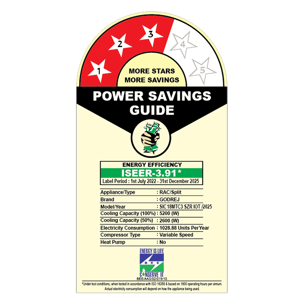 Godrej Magnus Series Convertible 1.6 Ton 3 Star Inverter Split AC with I-Sense Technology (2025 Model, Copper Condenser, SIC 18MTC3 SZR IOT)_2