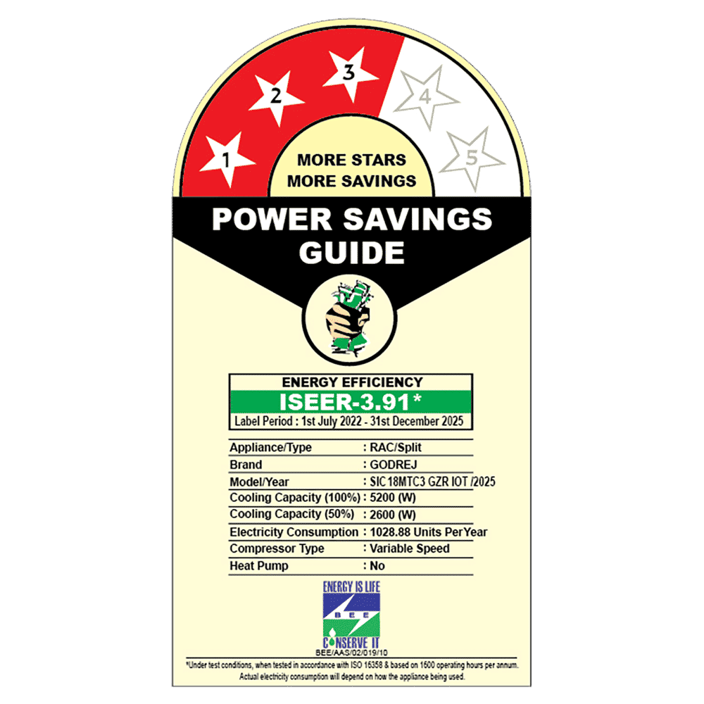 Godrej Magnus Series Convertible 1.6 Ton 3 Star Inverter Split AC with I-Sense Technology (2025 Model, Copper Condenser, SIC 18MTC3 GZR IOT)_2