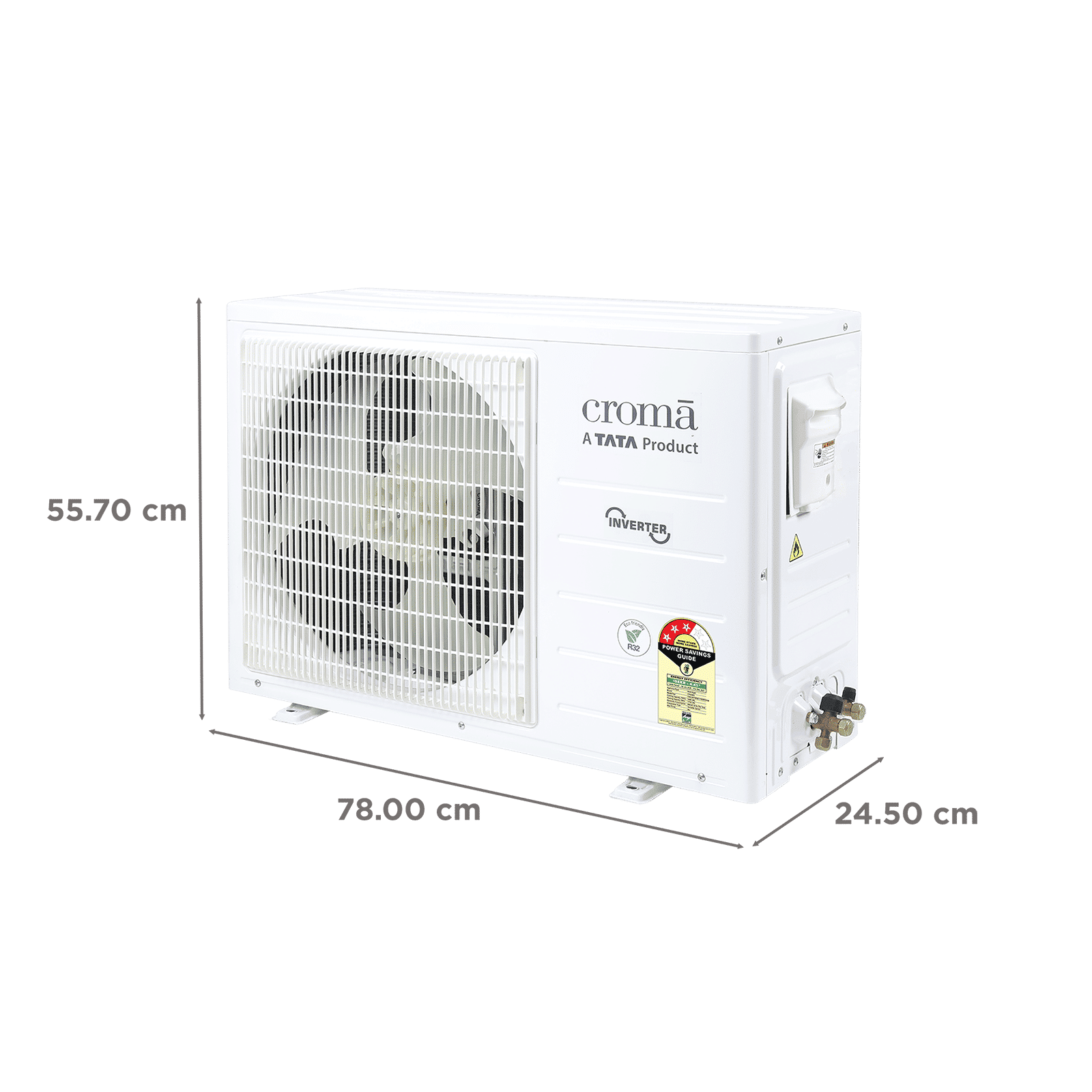 Croma 7 in 1 Convertible 1 Ton 3 Star Inverter Split AC with 4 Way Auto Swing (2026 Model, Copper Condenser, CRLA012IND170290) Croma 7 in 1 Convertible 1 Ton 3 Star Inverter Split AC with 4 Way Auto Swing (2026 Model, Copper Condenser, CRLA012IND170290)_4