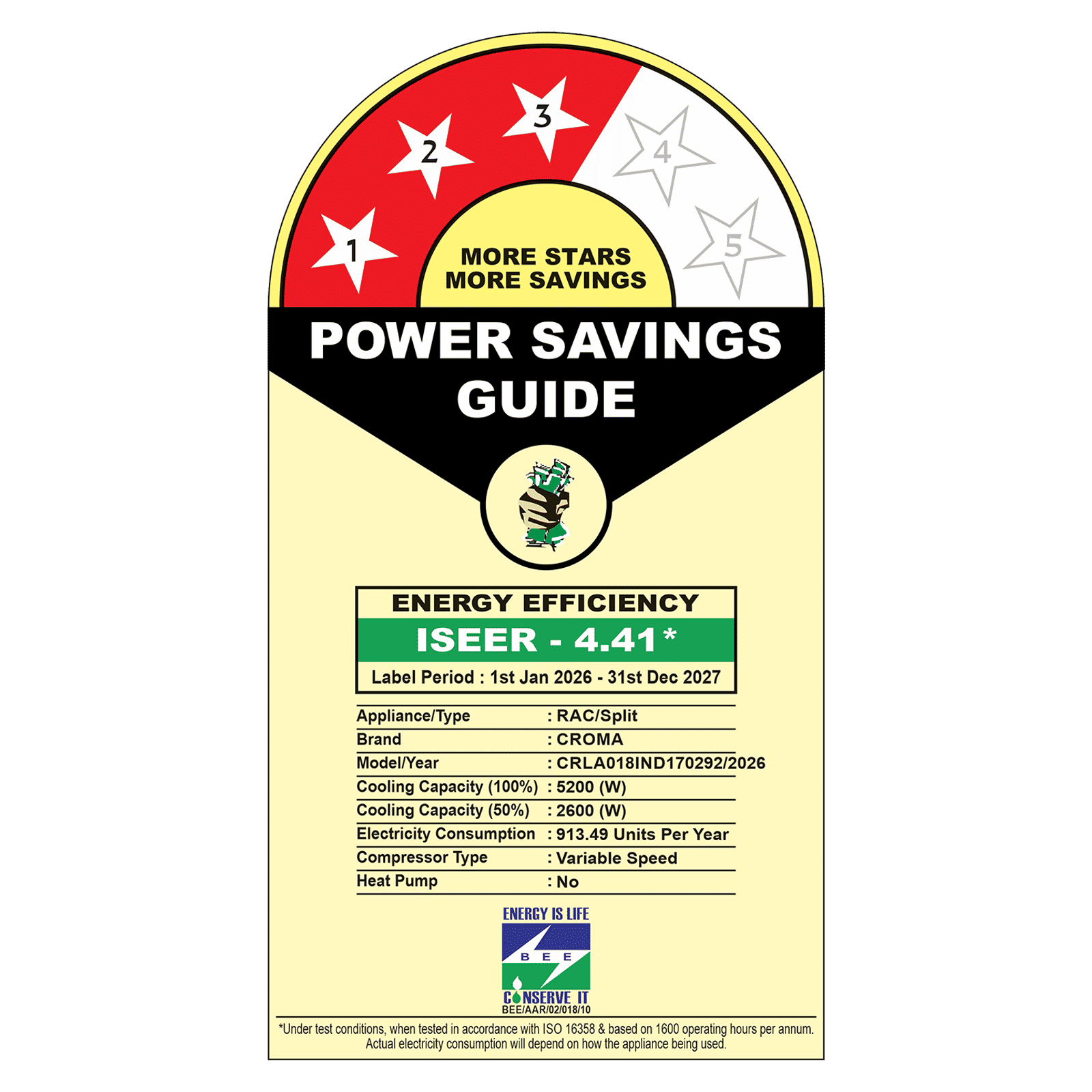 Croma 7 in 1 Convertible 1.5 Ton 3 Star Inverter Split AC with 4 Way Auto Swing (2026 Model, Copper Condenser, CRLA018IND170292)_2