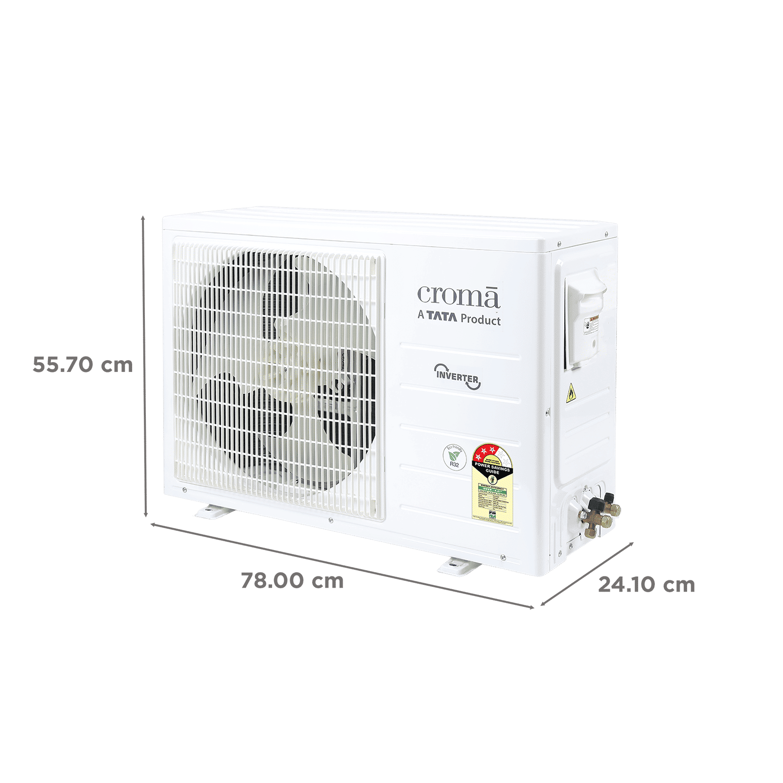 Croma 7 in 1 Convertible 1.5 Ton 3 Star Inverter Split AC with 4 Way Auto Swing (2026 Model, Copper Condenser, CRLA018IND170292)_4