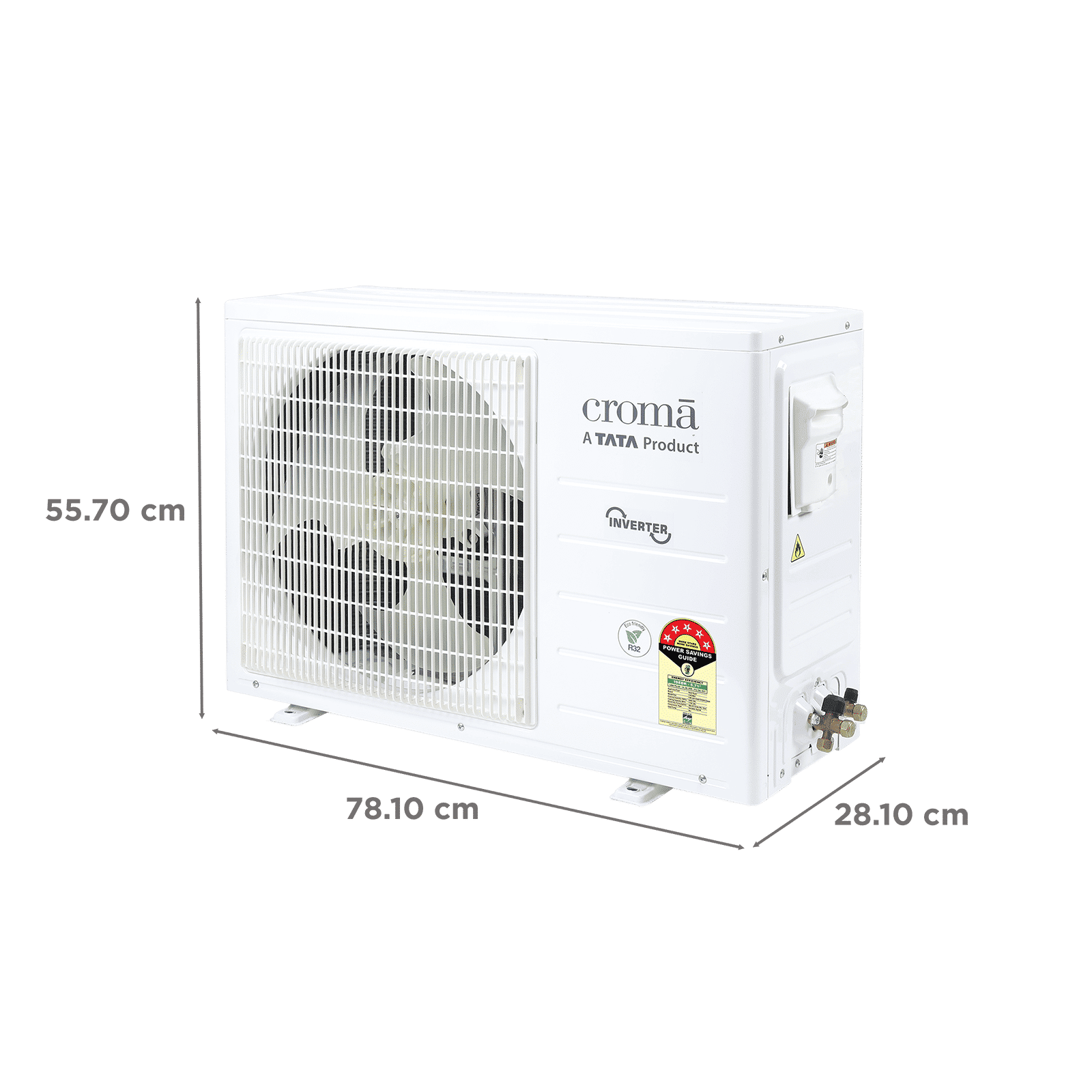 Croma 7 in 1 Convertible 1 Ton 5 Star Inverter Split AC with 4 Way Auto Swing (2026 Model, Copper Condenser, CRLA012INF170291)_4