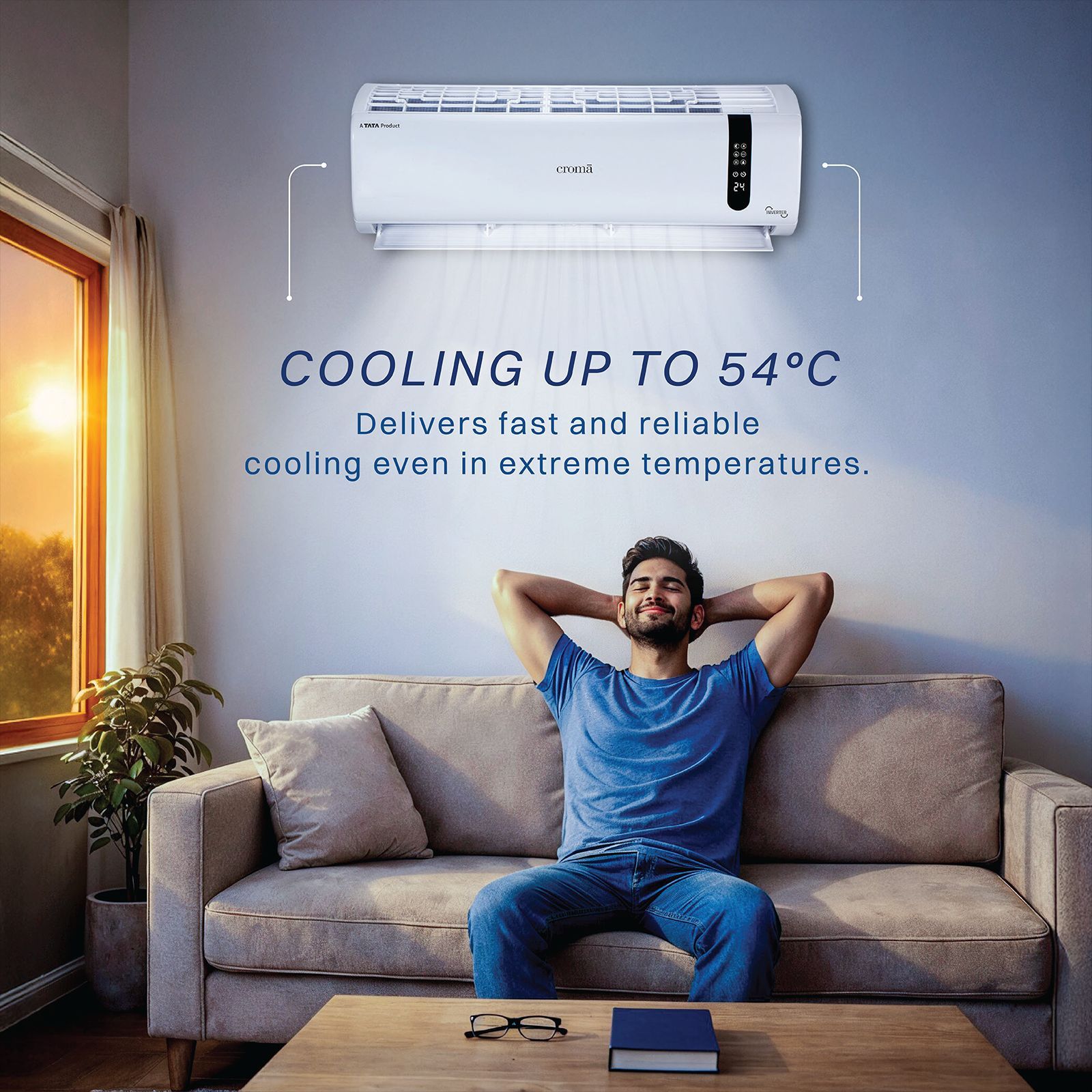 Croma 7 in 1 Convertible 1 Ton 5 Star Inverter Split AC with 4 Way Auto Swing (2026 Model, Copper Condenser, CRLA012INF170291)_8