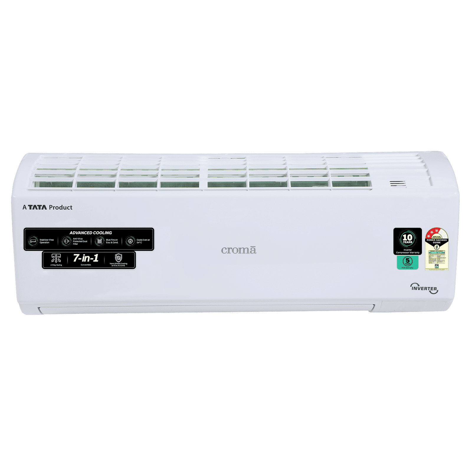 Croma 7 in 1 Convertible 2 Ton 3 Star Inverter Split AC with 4 Way Auto Swing (2026 Model, Copper Condenser, CRLA022IND170294)_11