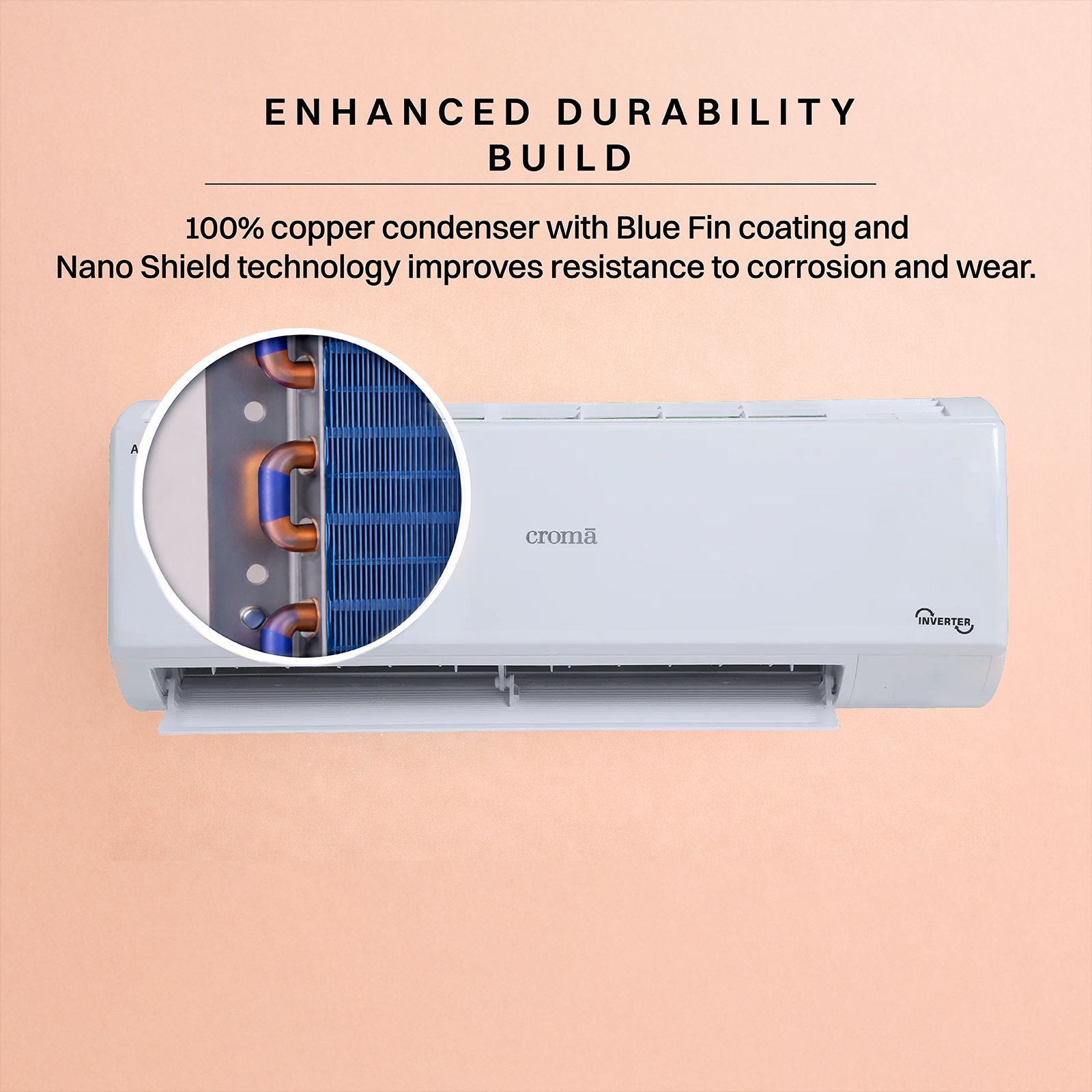 Croma 7 in 1 Convertible 2 Ton 3 Star Inverter Split AC with 4 Way Auto Swing (2026 Model, Copper Condenser, CRLA022IND170294)_9
