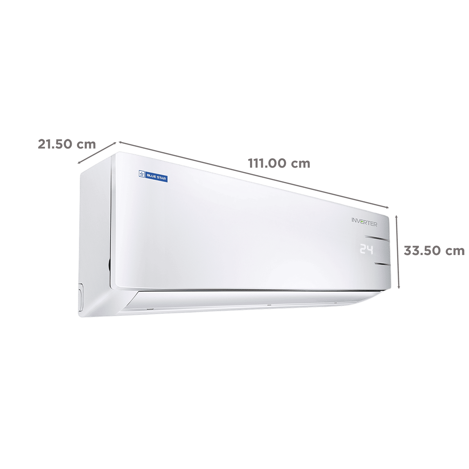 Blue Star D Series 5 in 1 Convertible 2 Ton 3 Star Inverter Split AC with Turbo Cool (2025 Model, Copper Condenser, IF324DNU) Blue Star D Series 5 in 1 Convertible 2 Ton 3 Star Inverter Split AC with Turbo Cool (2025 Model, Copper Condenser, IF324DNU)_3
