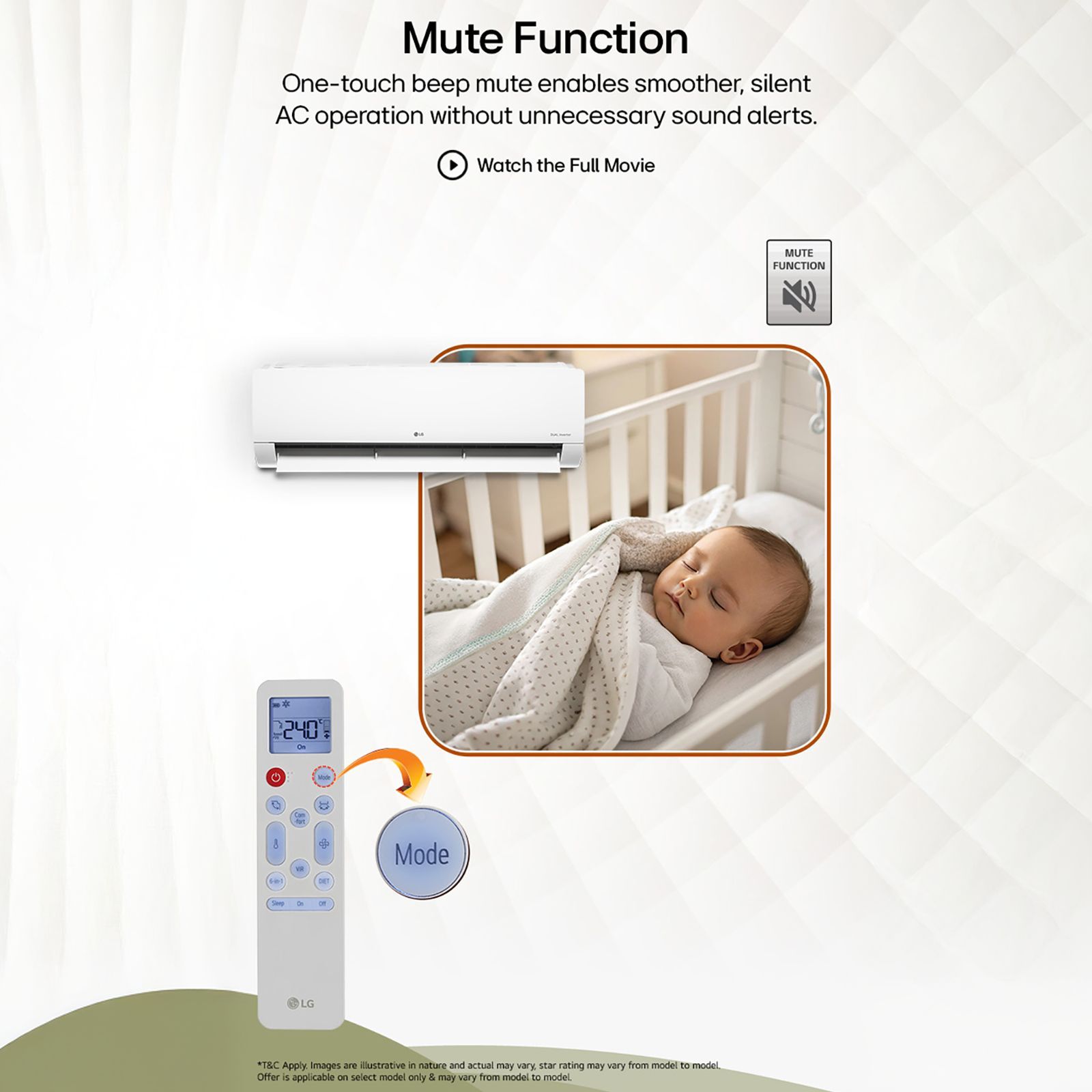 LG 6 in 1 Convertible 1.5 Ton 3 Star Inverter Split AC with Monsoon Comfort Feature (2025 Model, Copper Condenser, ASQ18ANXEAMLG)_10