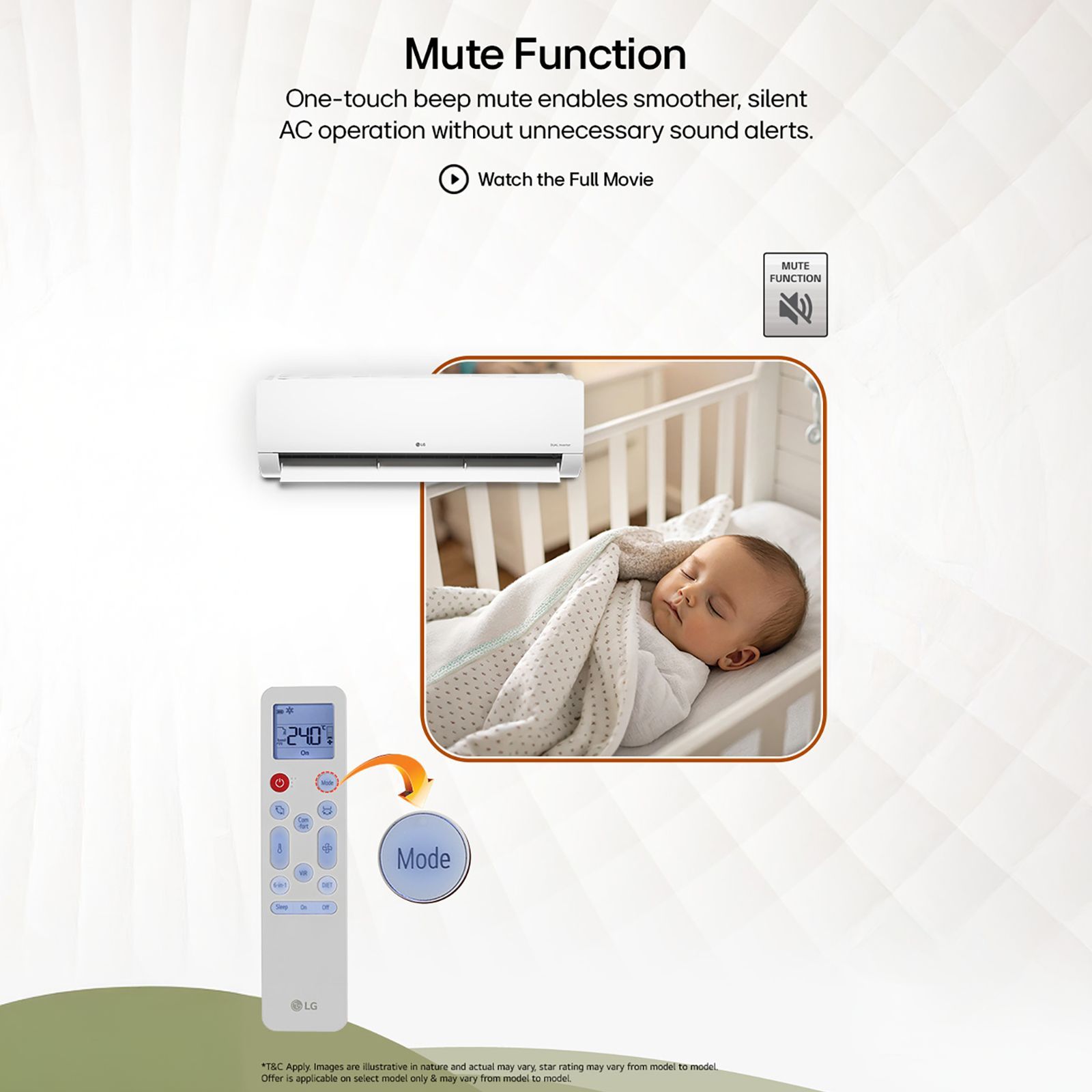 LG 6 in 1 Convertible 1.5 Ton 3 Star Inverter Split AC with 5 Steps Fan Speed (2026 Model, Copper Condenser, AS-Q19XNXE.AMLG)_7