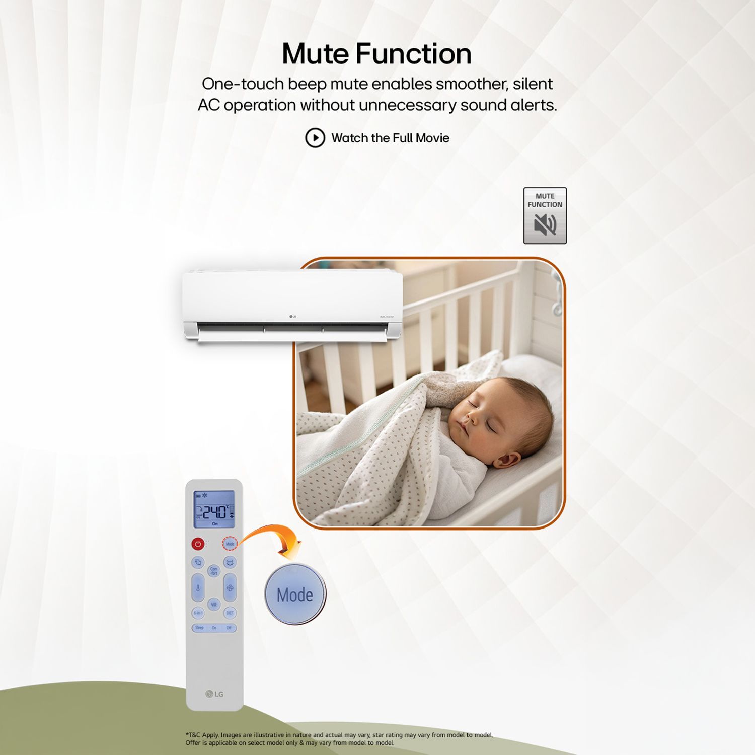 LG 6 in 1 Convertible 2 Ton 3 Star Dual Inverter Split Smart AC with Smart Dehumidification (2026 Model, Copper Condenser, AS-Q24ENXE.ANLG)_8