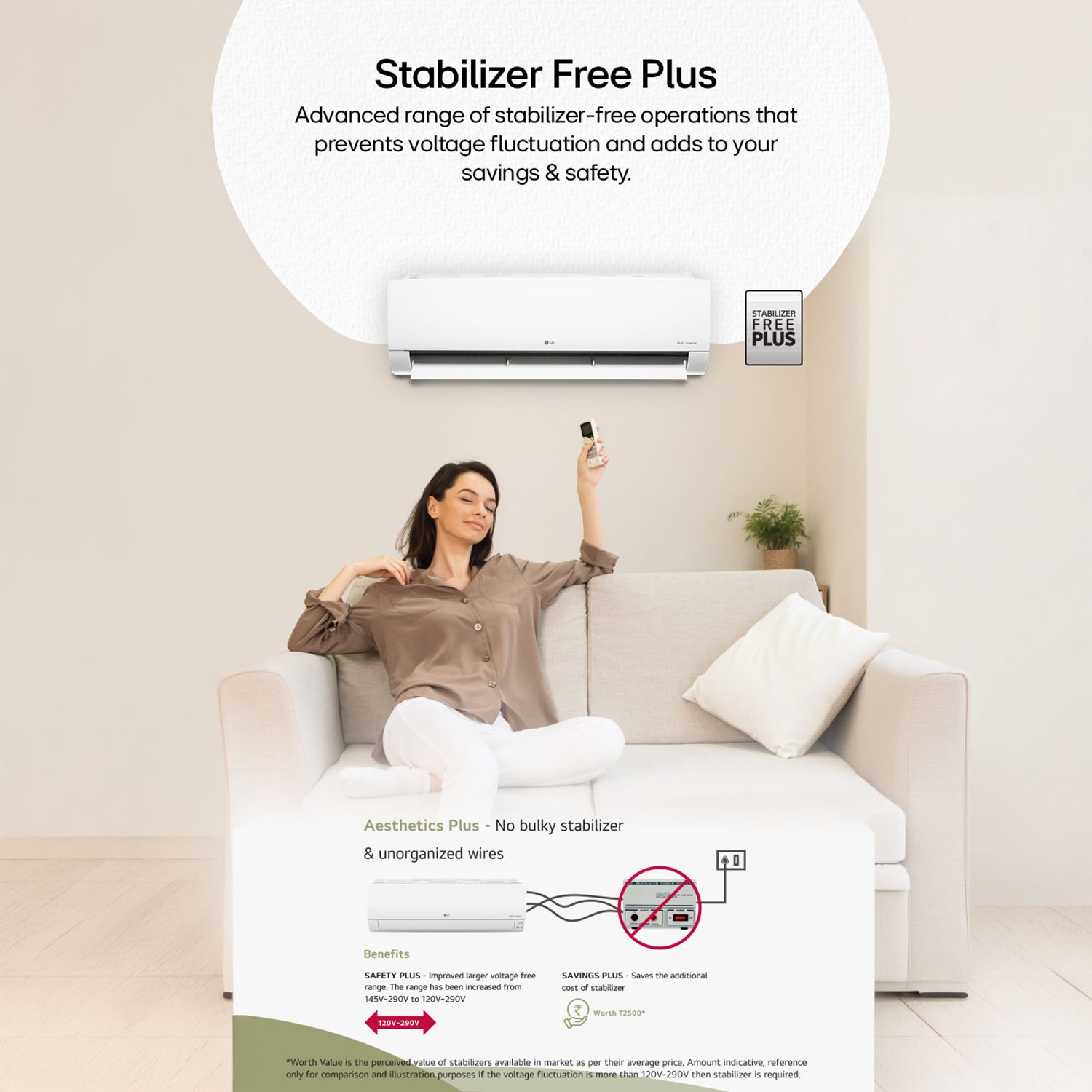 LG 6 in 1 Convertible 2 Ton 3 Star Dual Inverter Split Smart AC with Smart Dehumidification (2026 Model, Copper Condenser, AS-Q24ENXE.ANLG)_9