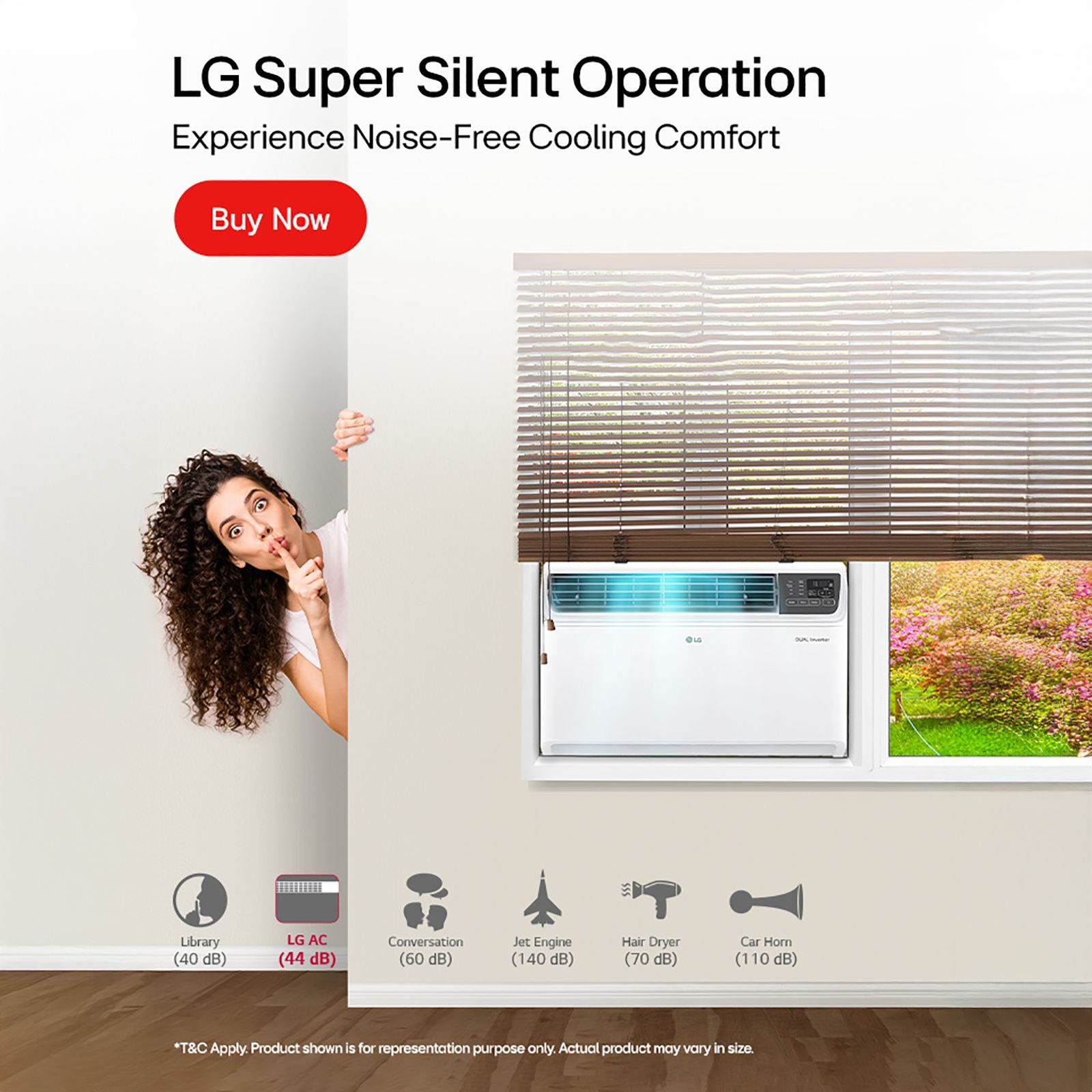 LG 4 in 1 Convertible 1.5 Ton 5 Star Inverter Window Smart AC with Energy Manager Plus (Copper Condenser, AW-Q18WWZA.ASLG)_4