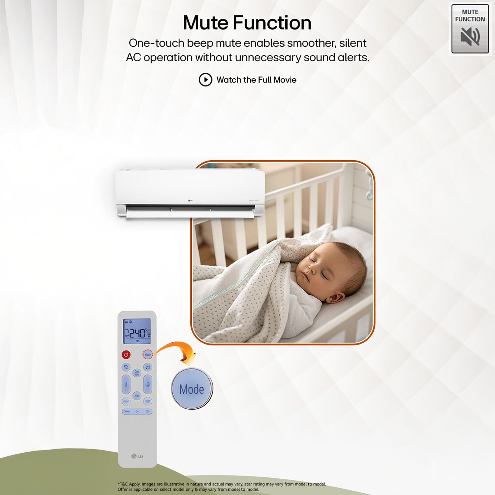 LG 6 in 1 Convertible 1.5 Ton 5 Star Inverter Split Smart AC with Energy Manager (Copper Condenser, AS-Q19AWZE.AMLG) LG 6 in 1 Convertible 1.5 Ton 5 Star Inverter Split Smart AC with Energy Manager (Copper Condenser, AS-Q19AWZE.AMLG)_8