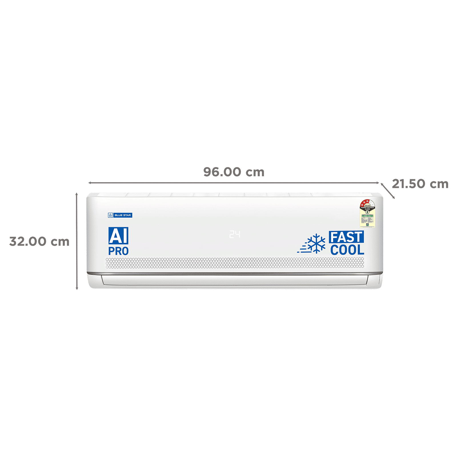 Blue Star M Series 5 in 1 Convertible 1.5 Ton 3 Star Inverter Split AC with AI Pro (2026 Model, Copper Condenser, IA318MXU) Blue Star M Series 5 in 1 Convertible 1.5 Ton 3 Star Inverter Split AC with AI Pro (2026 Model, Copper Condenser, IA318MXU)_3