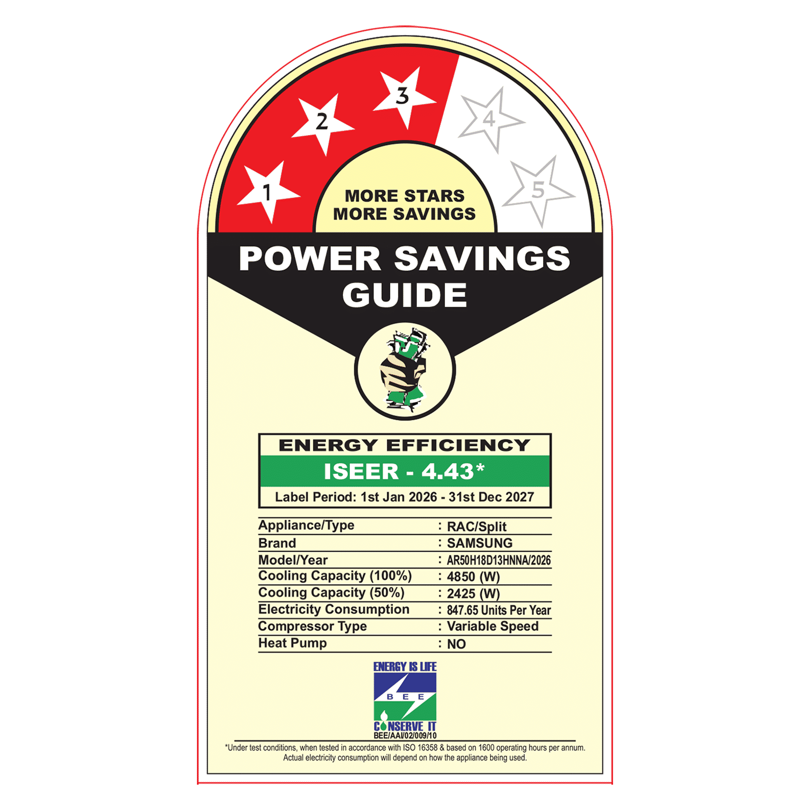 SAMSUNG AR50 5 in 1 Convertible 1.5 Ton 3 Star Inverter Split Smart AC with Bespoke AI (2026 Model, Copper Condenser, AR50H18D13HNNA)_2