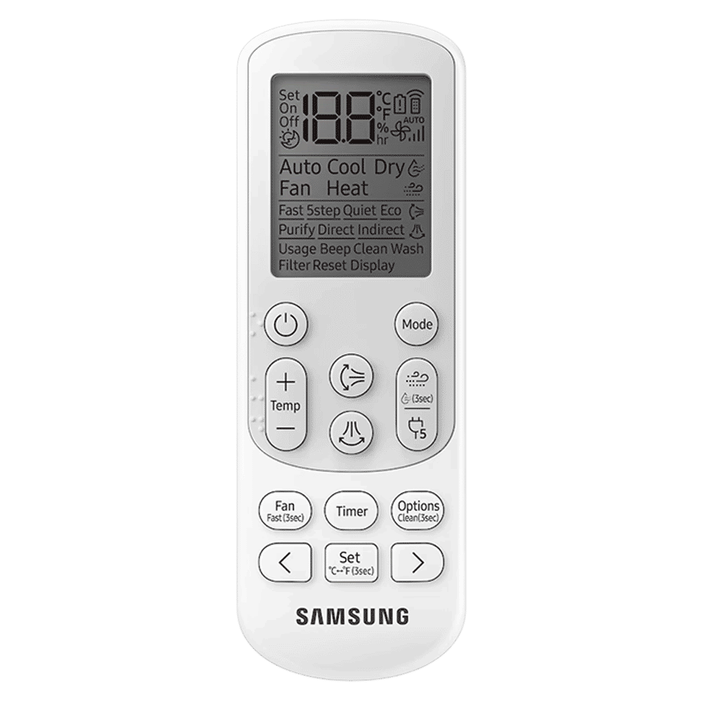 SAMSUNG AR60 5 in 1 Convertible 1.5 Ton 3 Star Inverter Split Smart AC with Voice Assistant (2026 Model, Copper Condenser, AR60H19D13WNNA) SAMSUNG AR60 5 in 1 Convertible 1.5 Ton 3 Star Inverter Split Smart AC with Voice Assistant (2026 Model, Copper Condenser, AR60H19D13WNNA)_6