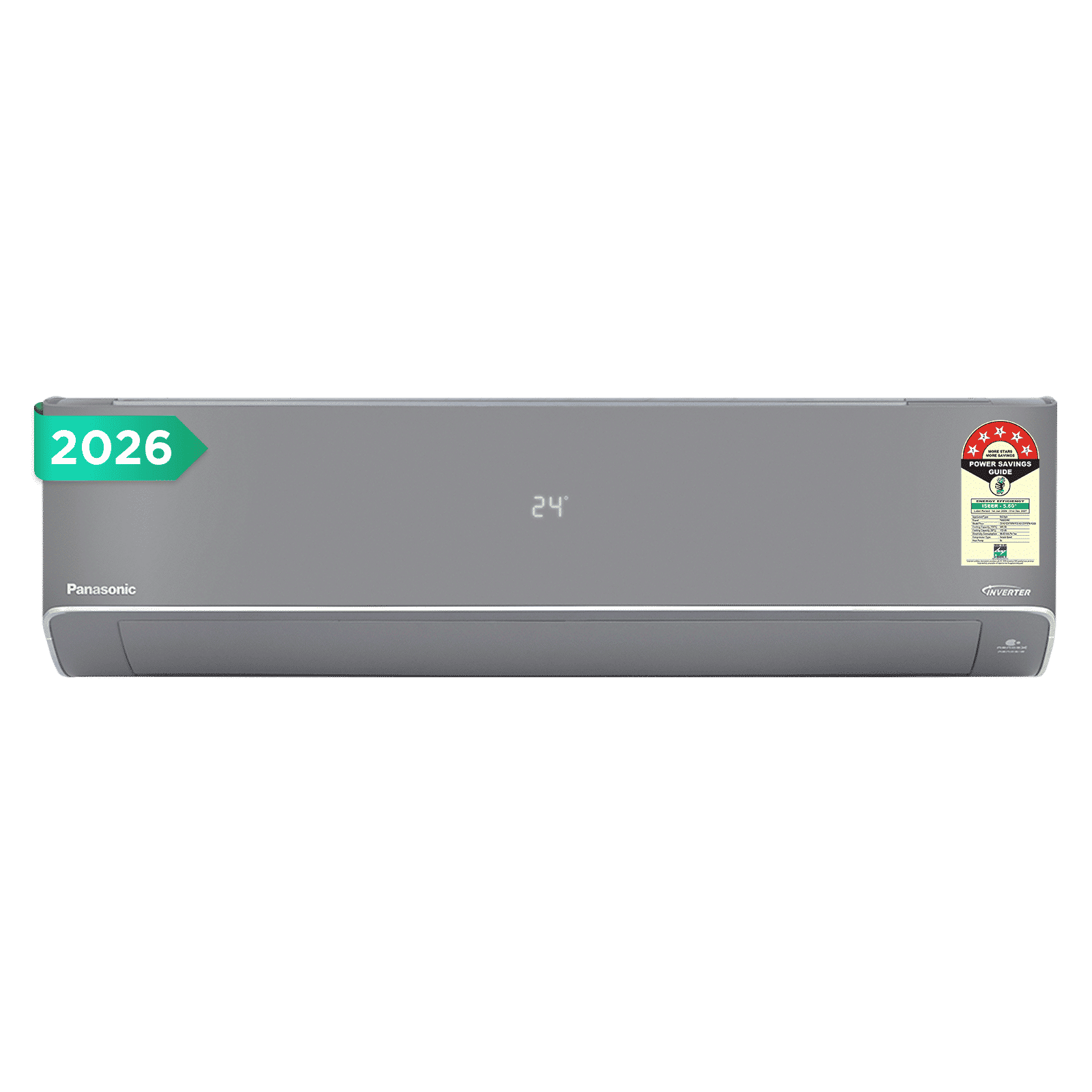 Panasonic HU 8 in 1 Convertible 1 Ton 5 Star Inverter Split Smart AC with Voice Assistant (2026 Model, Copper Condenser, CS/CU-HU12CKY5FM-P)_1