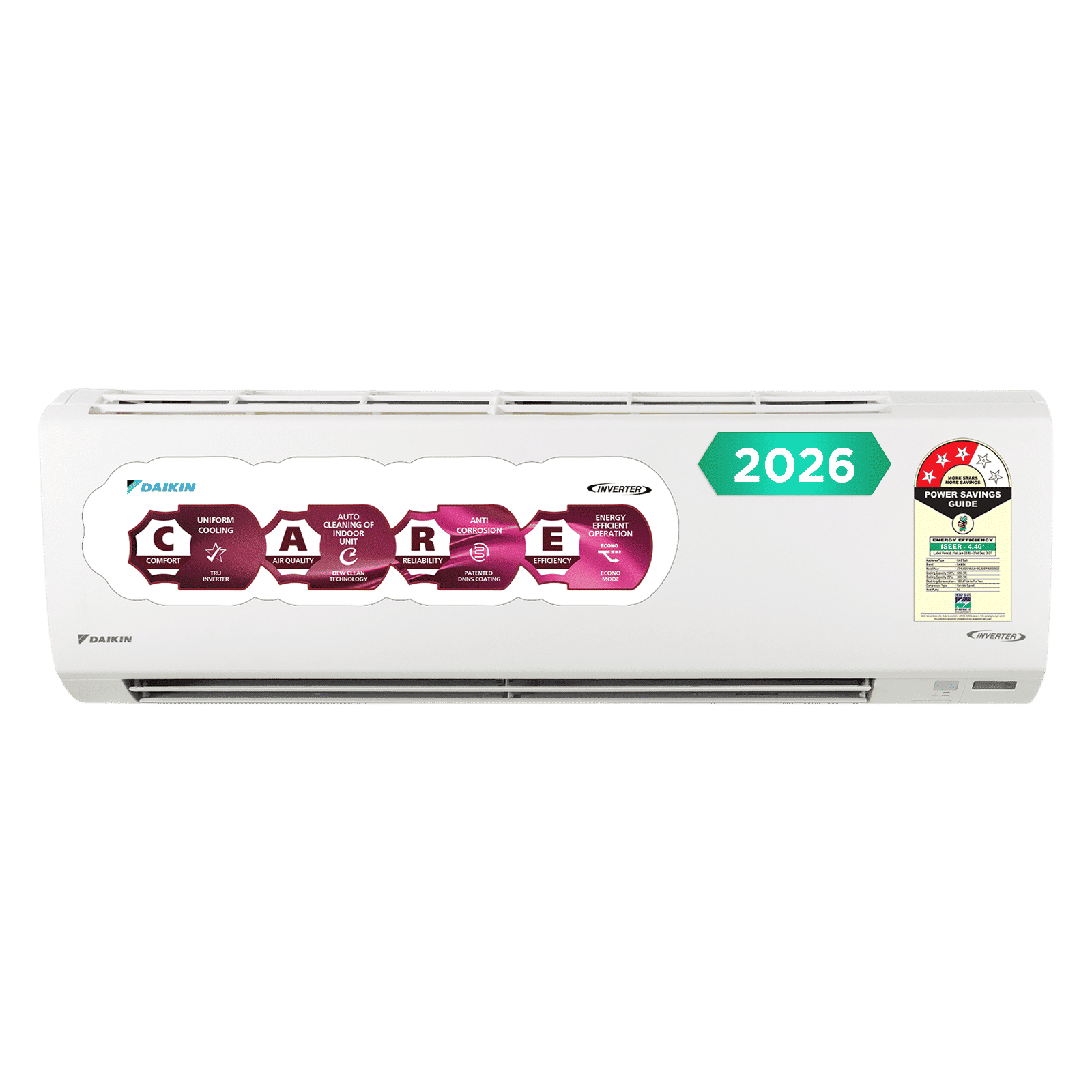 DAIKIN 1.8 Ton 3 Star Inverter Split AC (Copper Condenser, PM2.5 Filter, ATKL60XV16VAA)_1